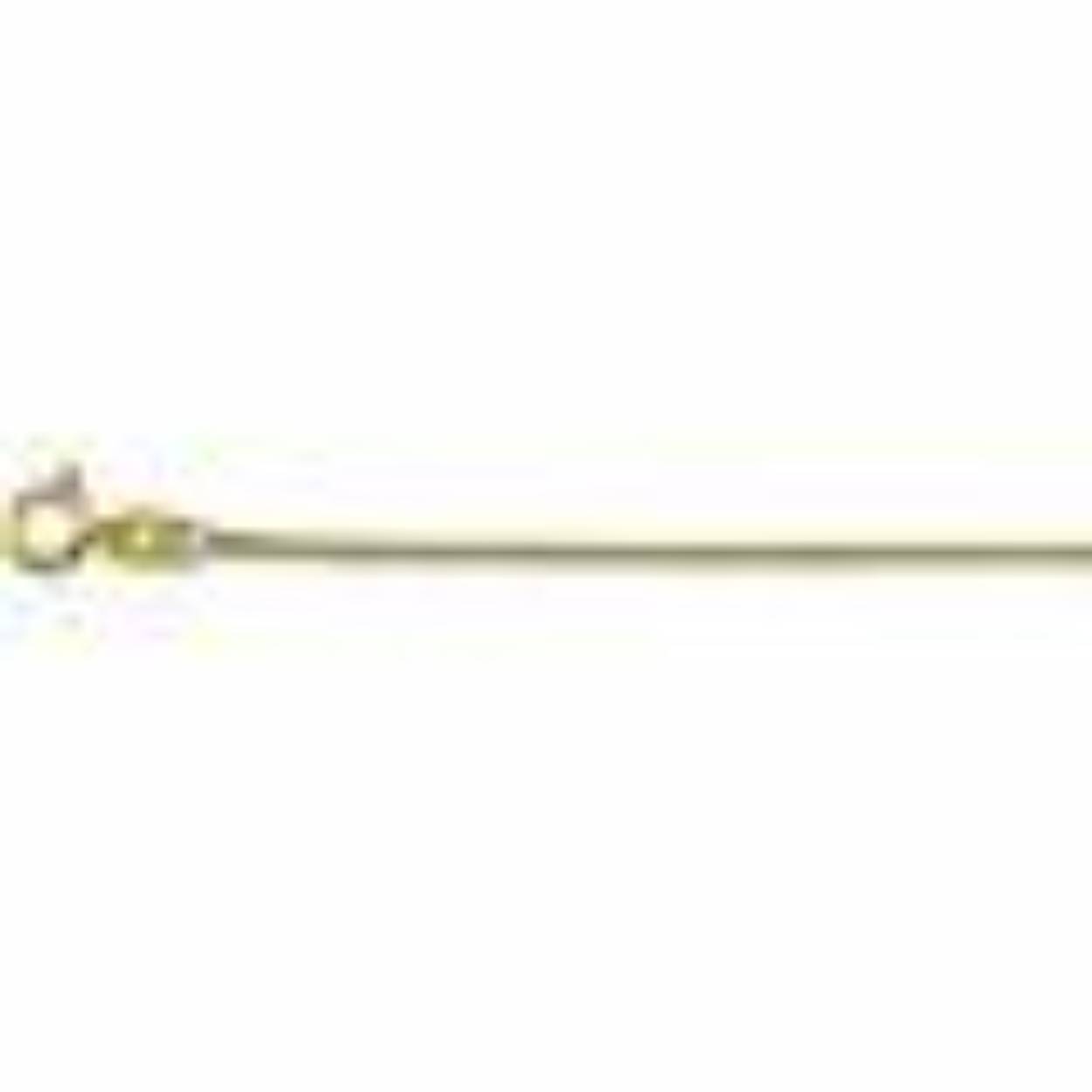 18k geelgouden gourmet collier met veerring slot 1.0 mm breed en 40 cm lengte