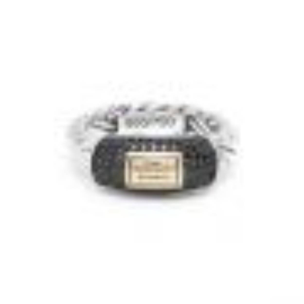 Katja XS Black Spinel Ltd Ring Silver Gold 14Kt/ OXI Plated