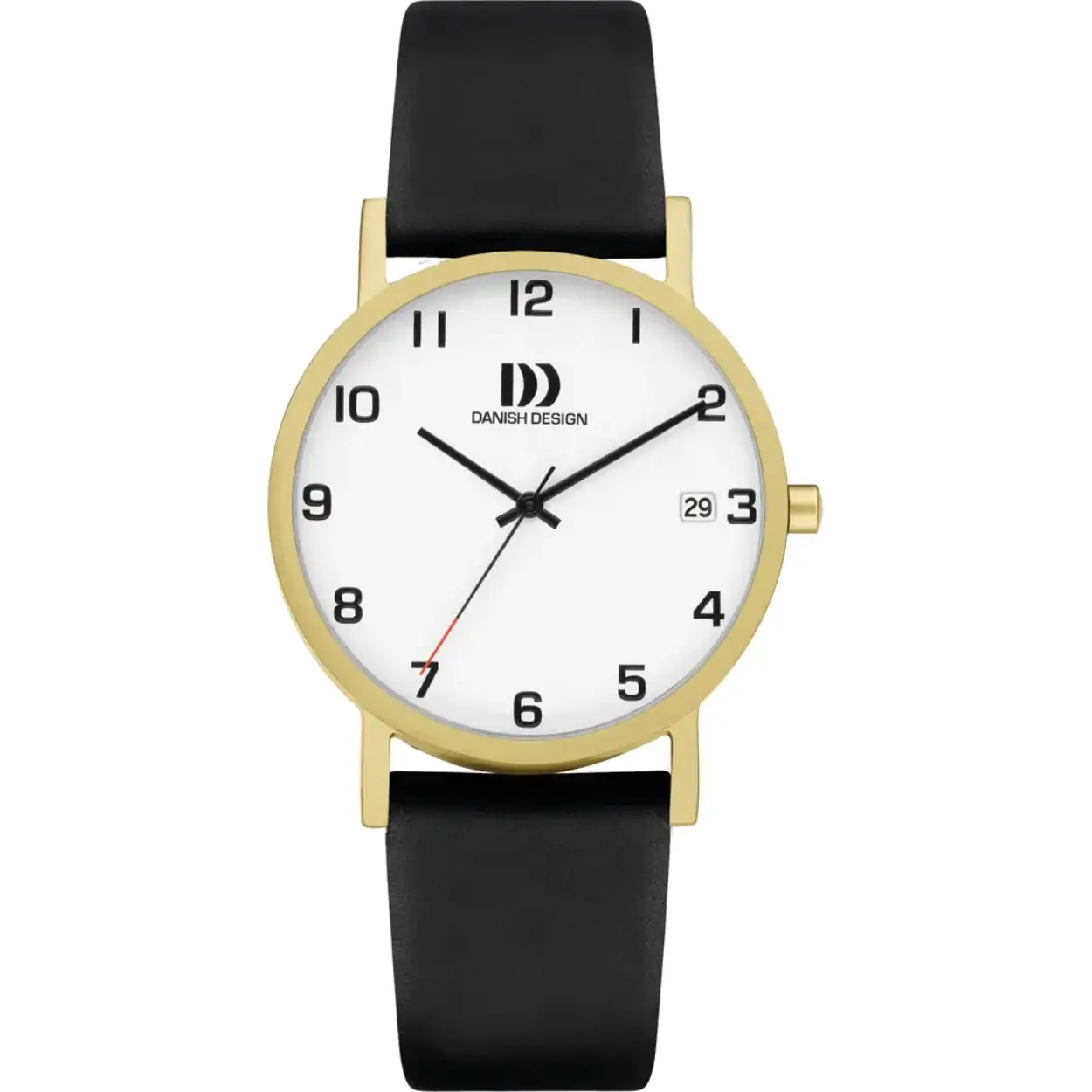 Dit is een horloge van het merk Danish Design gemaakt voor heren of dames.
De specificaties zijn als volgt:
Kastmaat: 35 mm
Kastdikte: 6,9
Bandlengte: 207
Bandbreedte: 18
Gewicht: 22 gram
Waterdichtheid: 3 ATM / 30 Meter / 100 Feet
Dit horloge heeft de volgende functies/eigenschappen:
Datumaanduiding