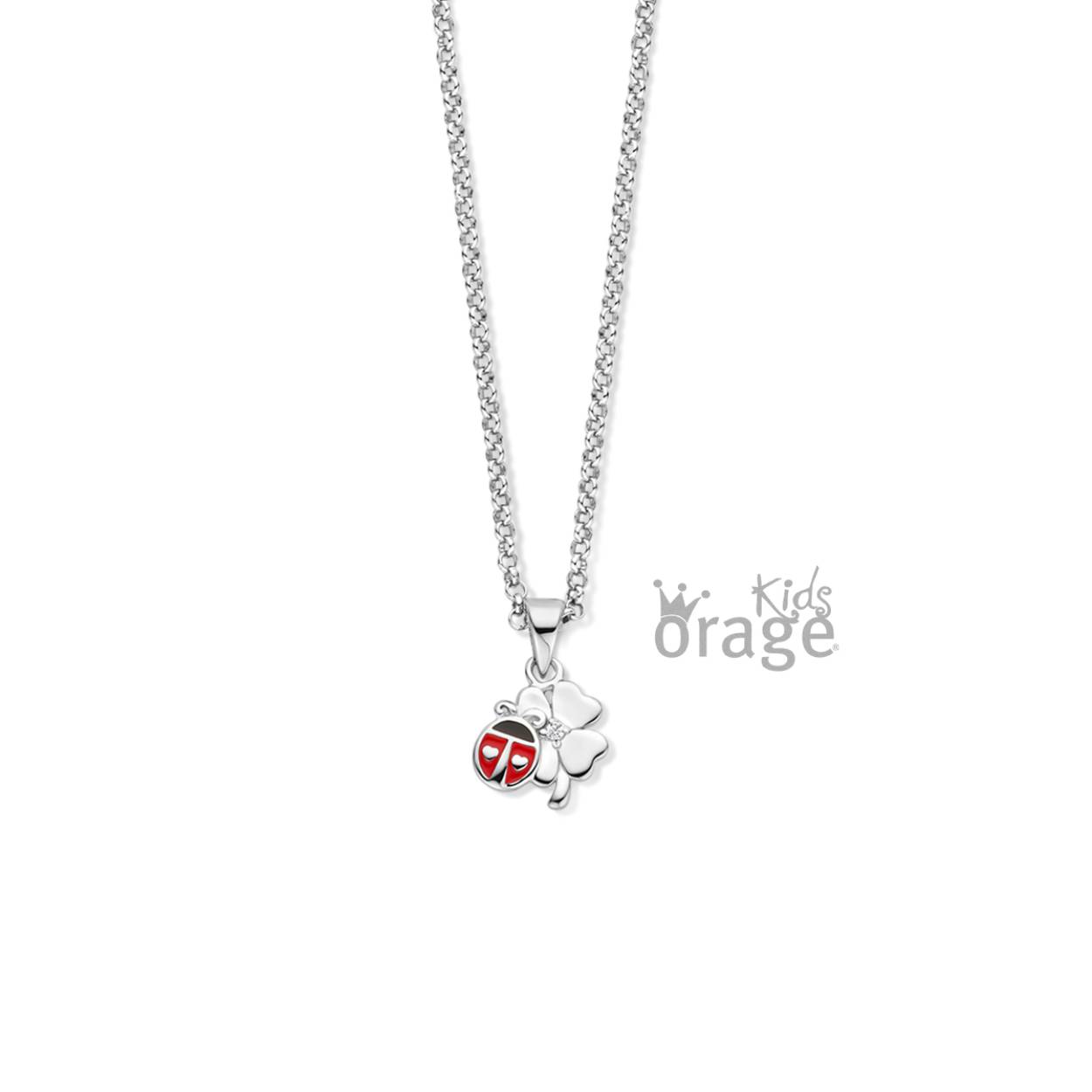 Orage Kids ketting met hanger klaver - K2716