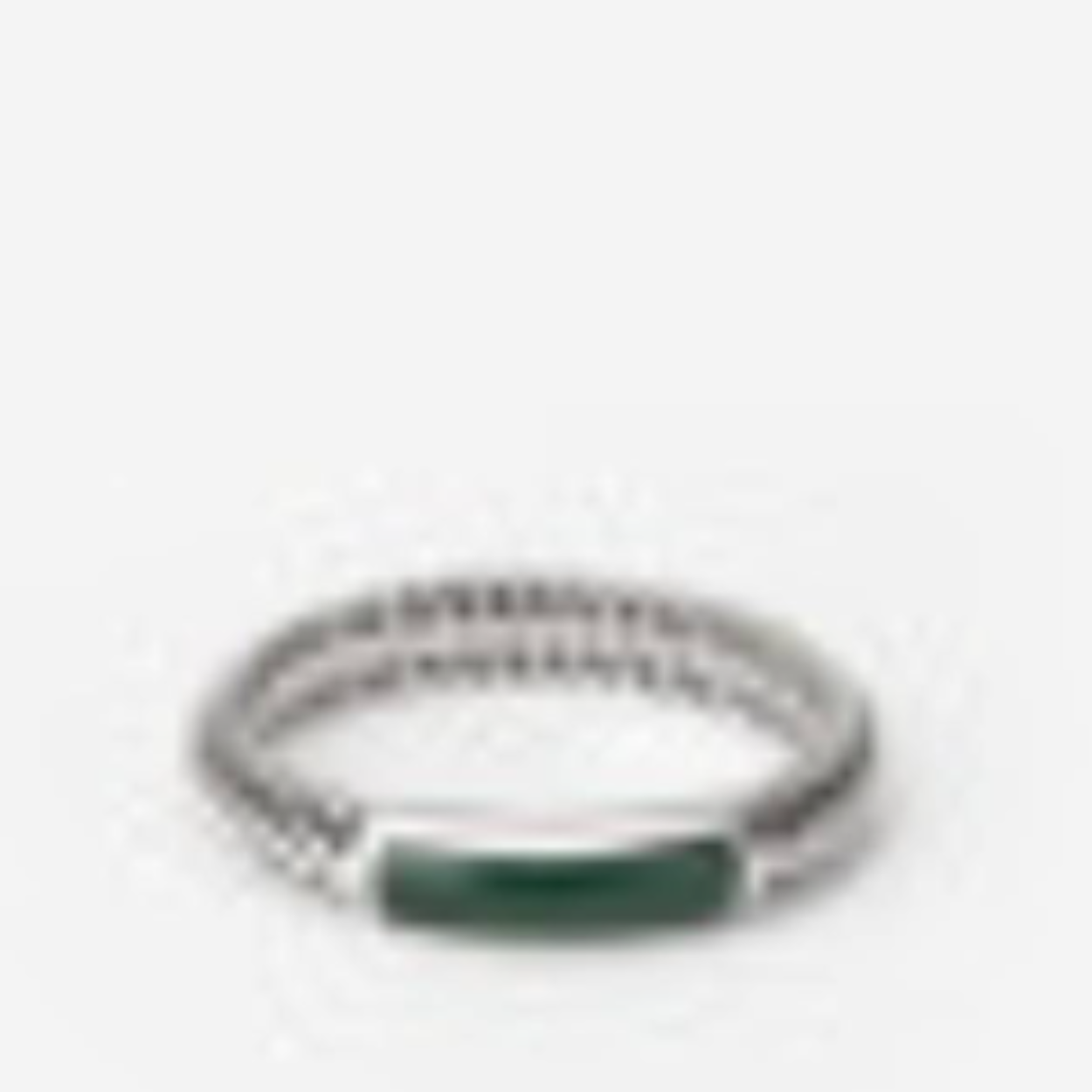 613MA 18 - Ben Mini Gemstone Ring Zilver Malachite