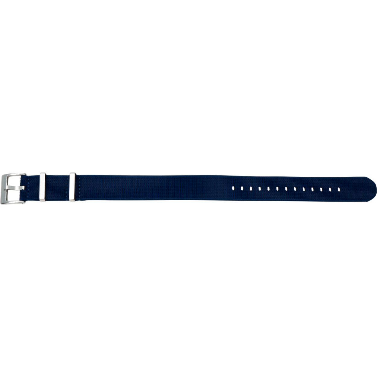 
Horlogeband nylon 22mm blauw elastisch 