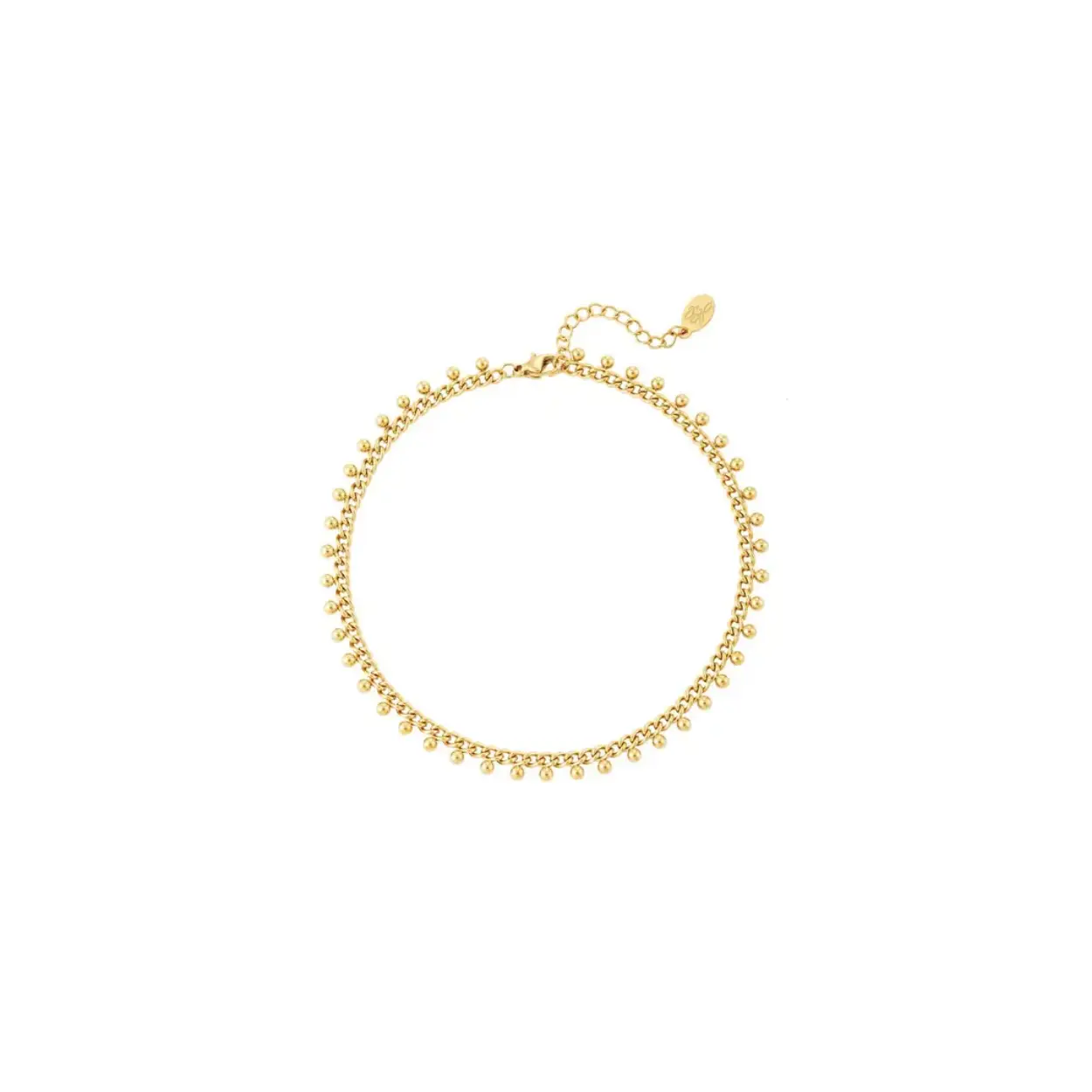 Stainless steel bracelet Dots Gold