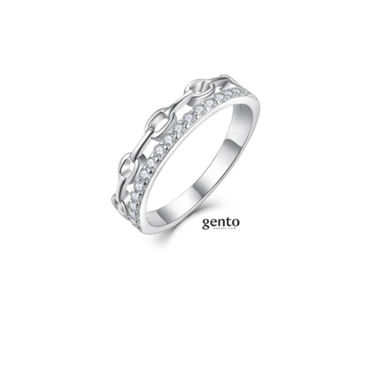 zilveren ring gento jewels