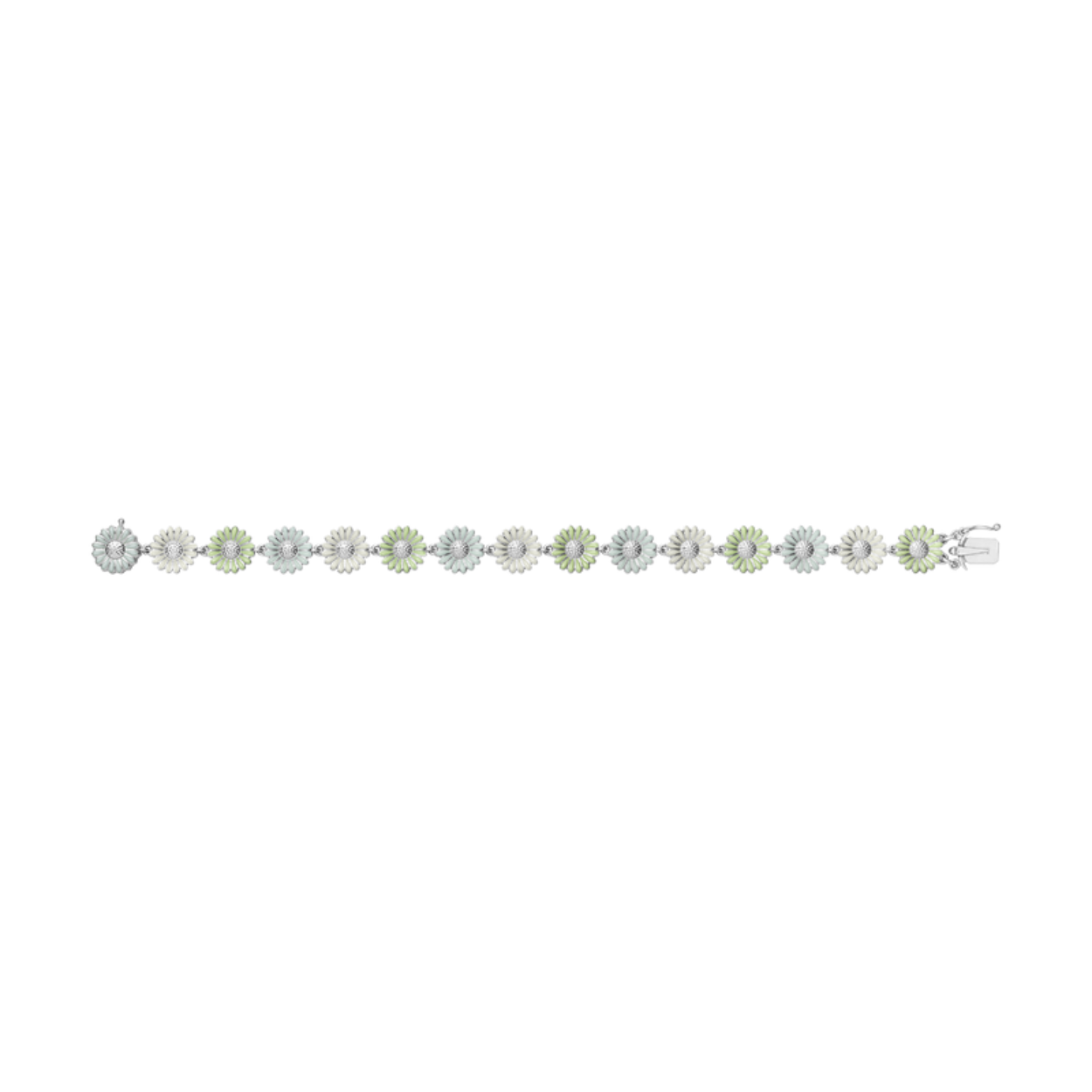 This bracelet beautifully reenvisions Georg Jensen’s iconic Daisy collection from the 1940s, refreshing its appeal in a contemporary way. 
