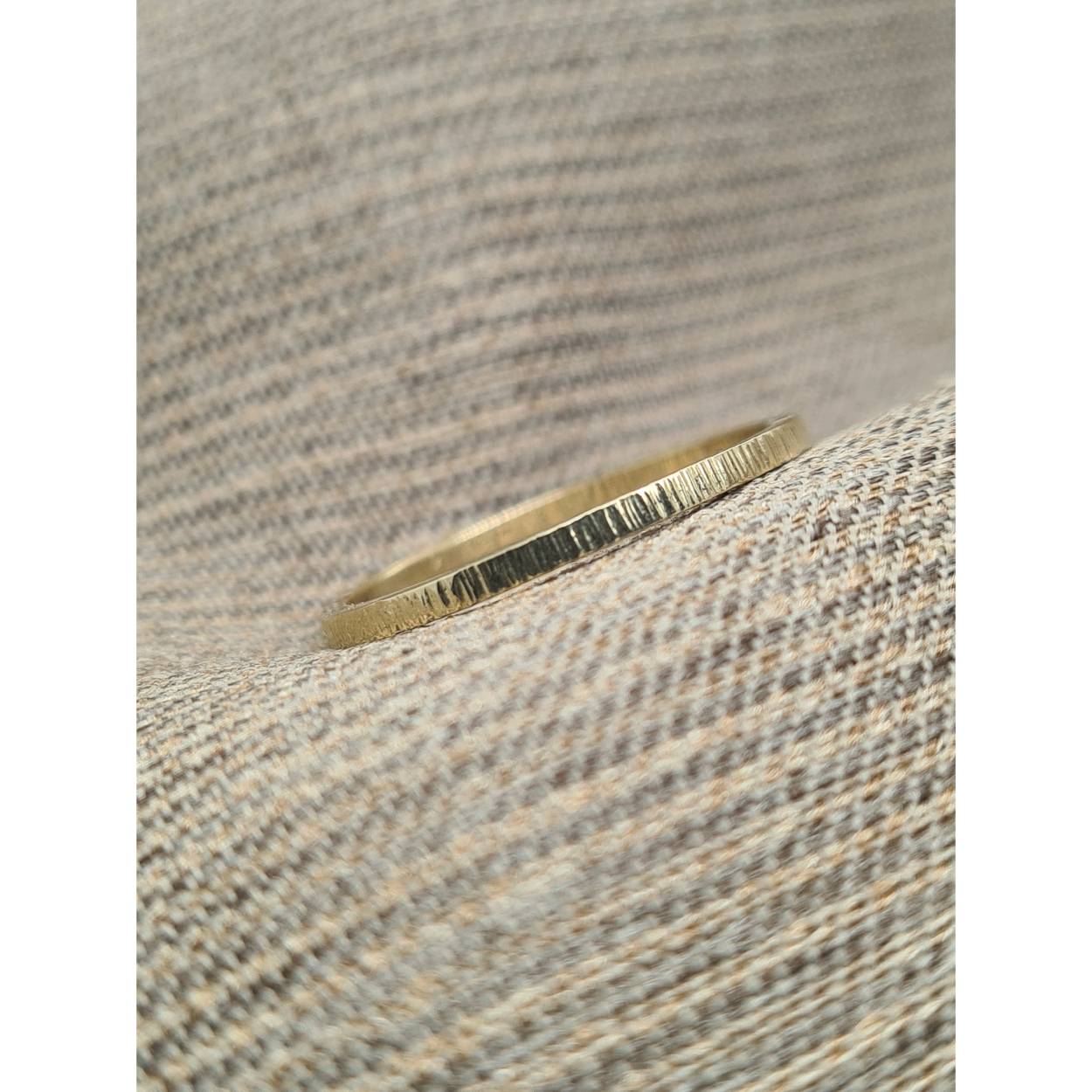 14 karaats geelgouden aanschuifring 1.4 mm maat 18,5
