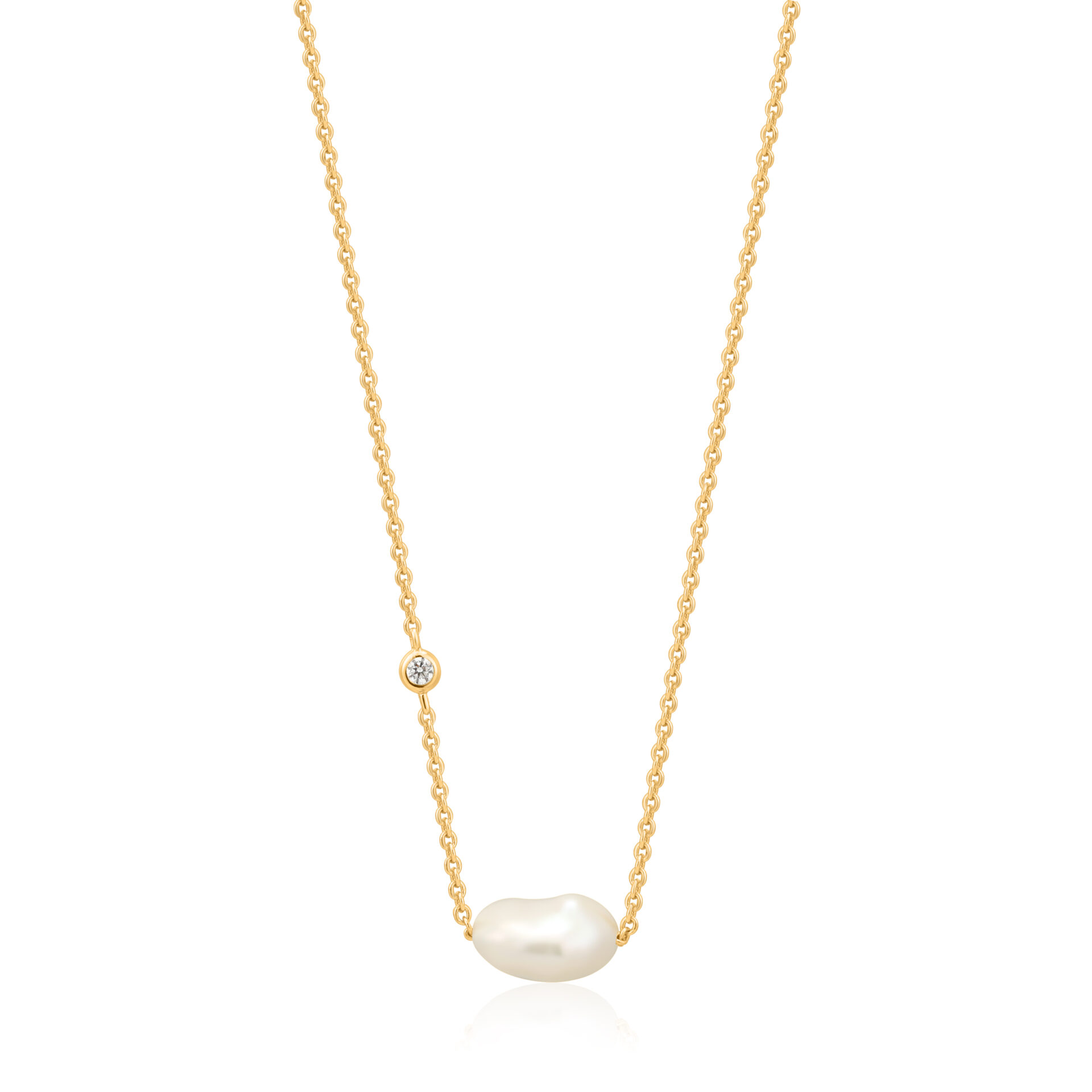 AHN019-02G Pearl Necklace M