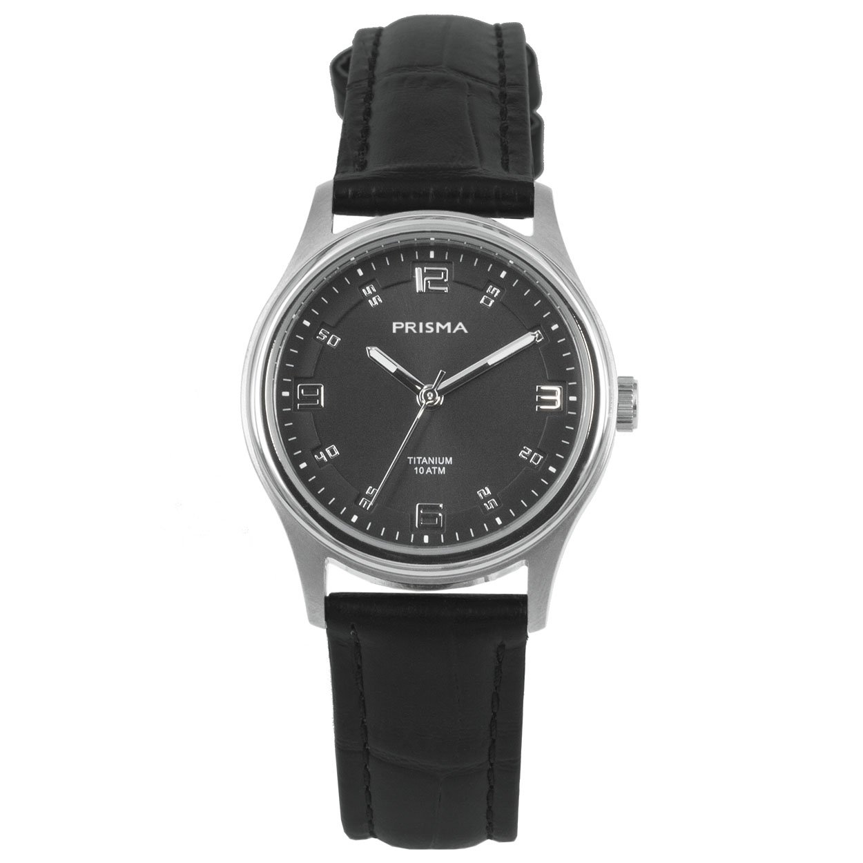 Prisma dames P1546 horloge titanium 10 ATM 		
		
Algemeen		
Artikelnummer: P.1546		
Geslacht: dames		
Uurwerk: Miyota (2315) 		
Lichtfunctie: glow in the dark (Wijzers)		
Waterbestendigheid: 10 ATM/BAR		
		
