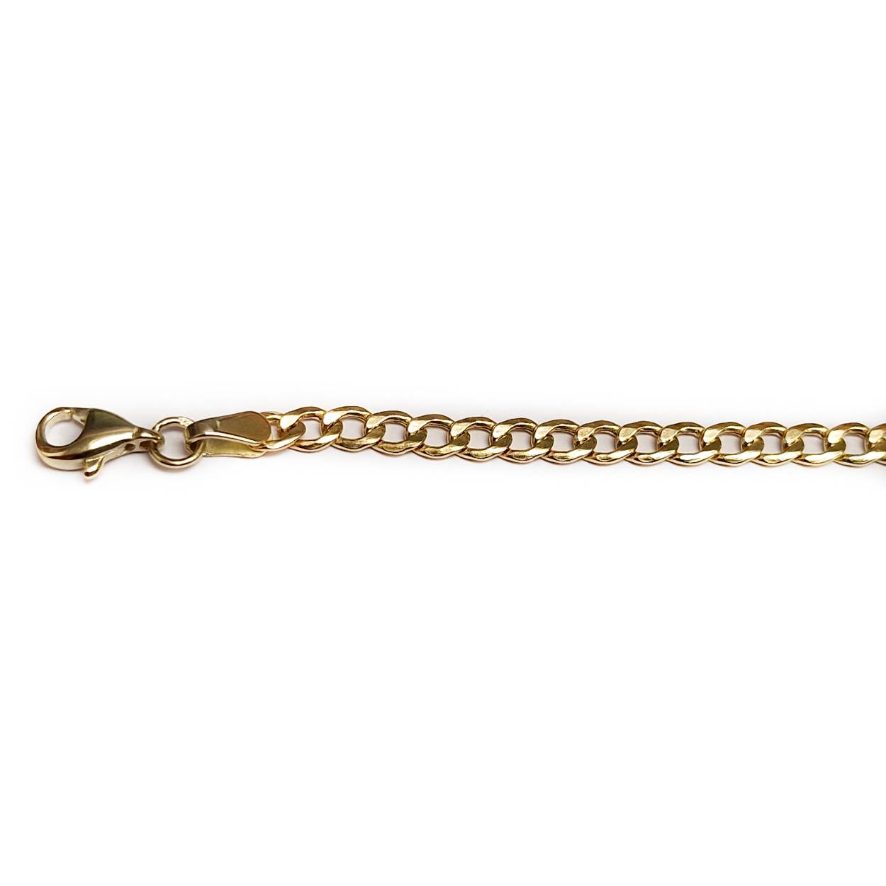 MGA42-19. 14 gouden armband met een draaglengte van 19cm