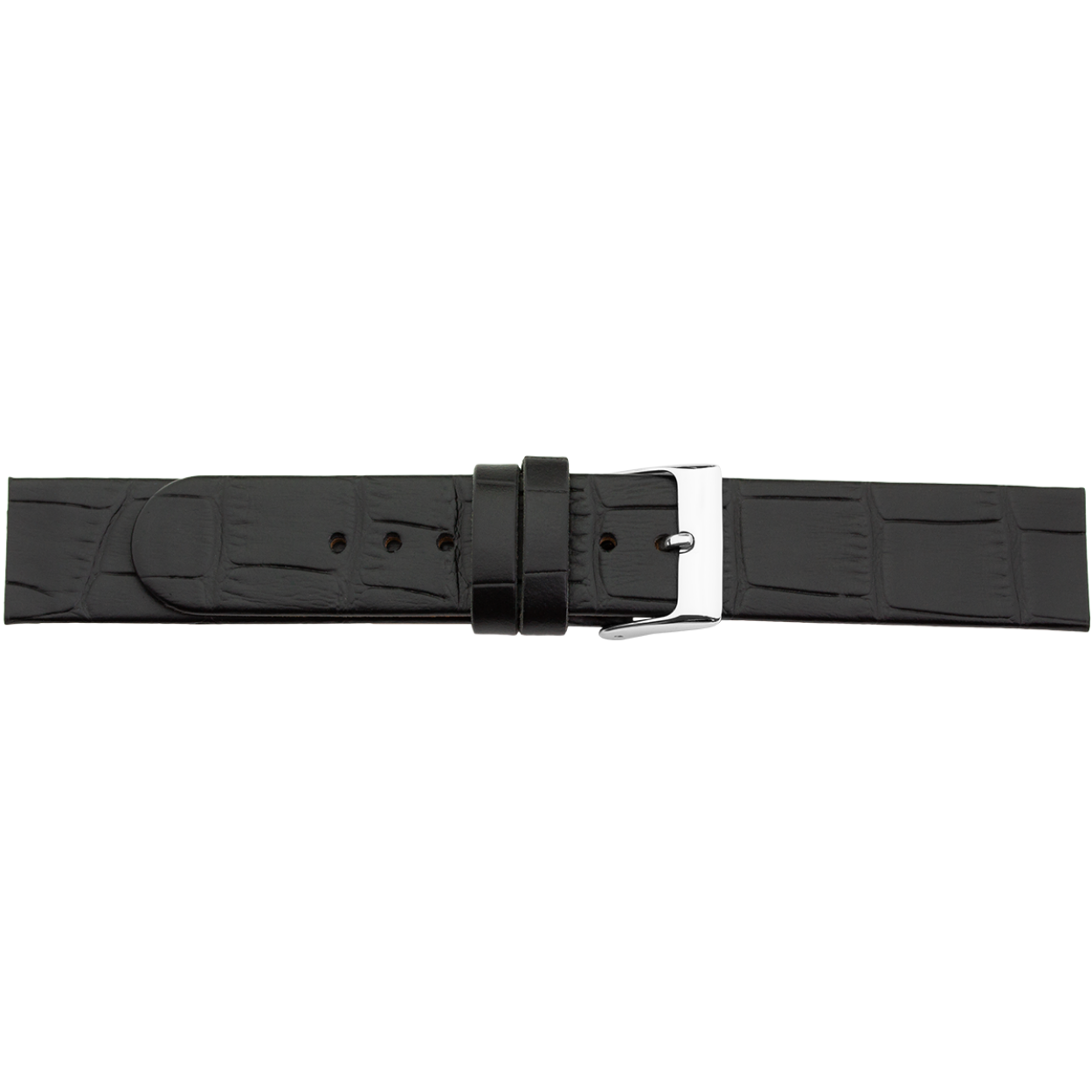 HORLBAND ZWART KROKO 16MM SPEC. AANZET