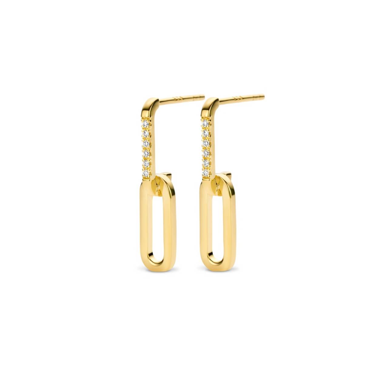 De Diamanti per tutti oorhangers zilver verguld met modelnummer M1953-3S4-P01 zijn elegante hoepeloorbellen verrijkt met 0,048ct diamanten. Deze diamant hoepeloorbellen voegen een vleugje luxe toe aan elke outfit. Perfect te combineren met zowel casual als formele kleding voor een stijlvolle look. Draag ze als statement piece voor een verfijnde uitstraling. Kwaliteitsvolle juwelen voor elke gelegenheid.