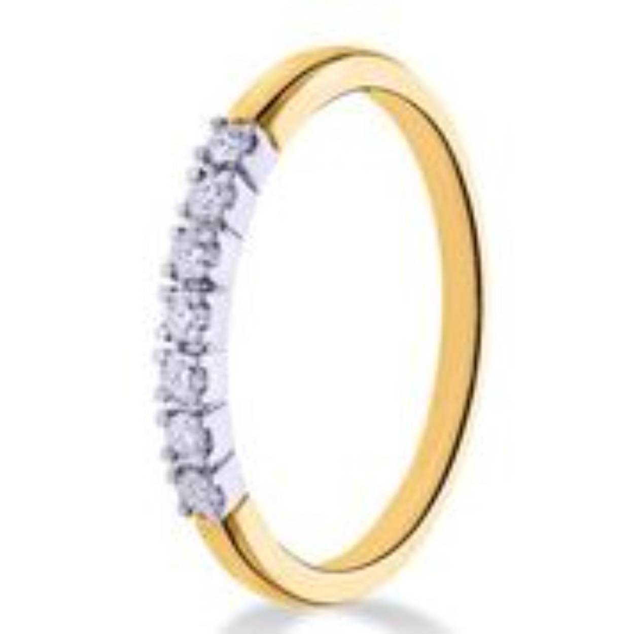 Gouden ring 7-0.14 H/SI Diamant maat 16.5