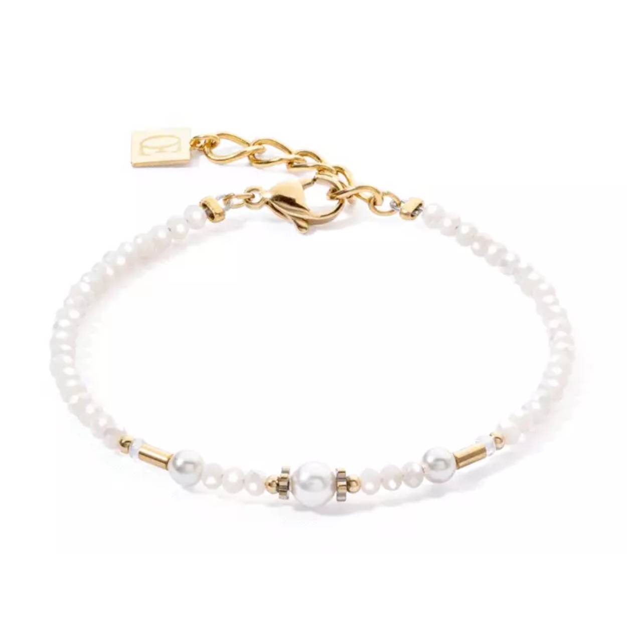Coeur de Lion Bracelet Little Twinkle Pearl Mix White 4434/30-1400