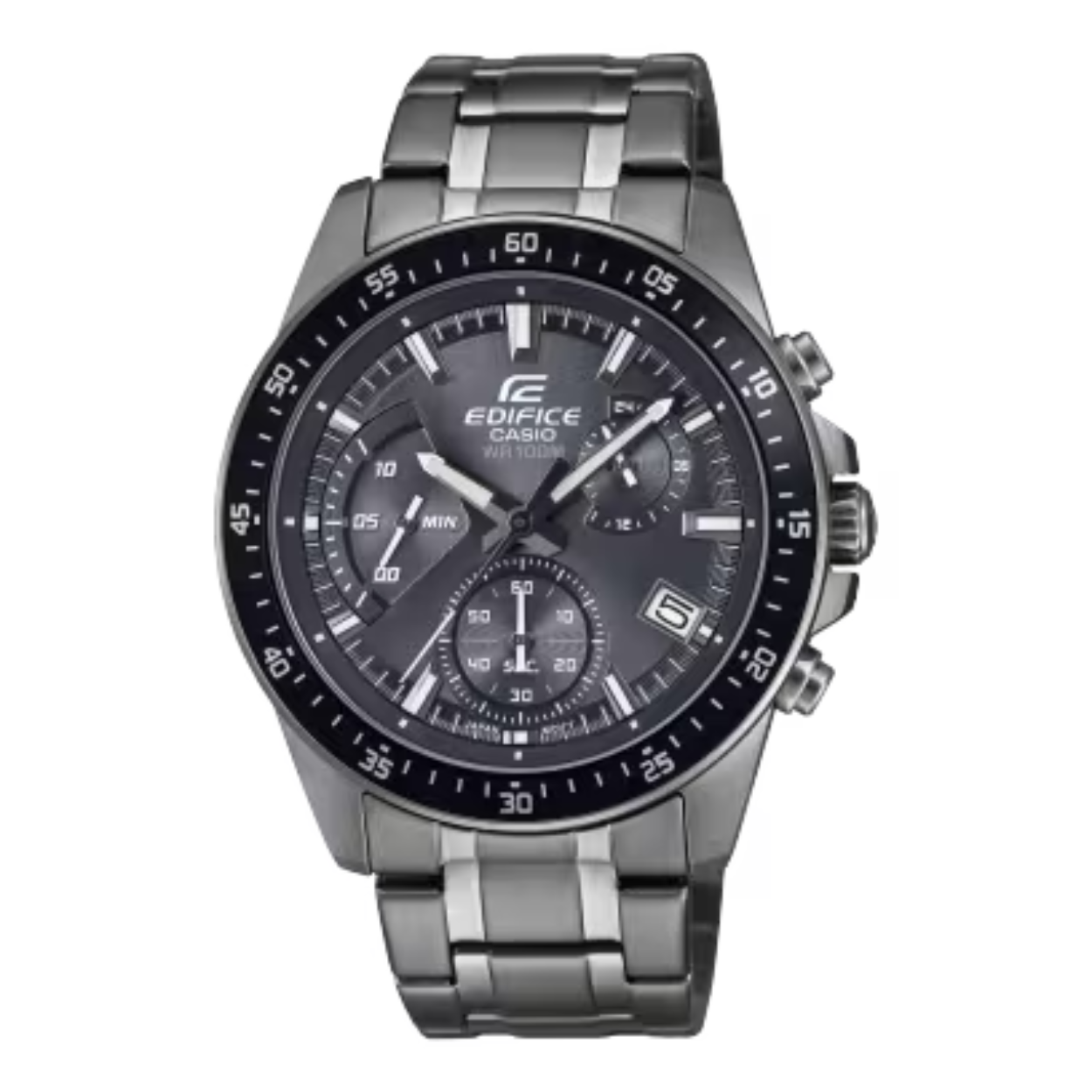 Dit Casio horloge behoort tot de Edifice collectie.
Referentienummer: EFV-540DC-1CVUEF

Kies voor stijl met een klassieke EDIFICE-chronograaf met middelgrote kast en gedetailleerd ontwerp.

De kast en het bandje, afgewerkt met een zwarte ionencoating, zorgen samen met de grijze wijzerplaat voor een chique, stoere uitstraling.