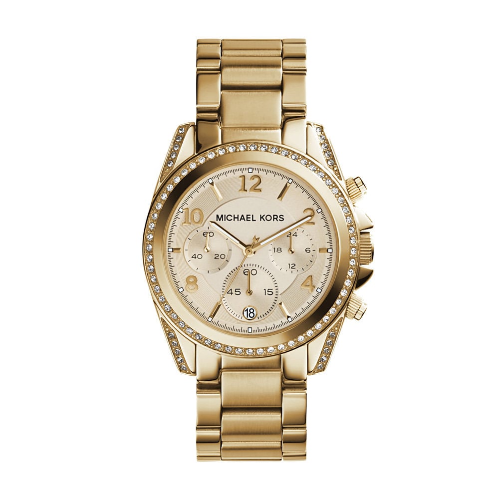 Michael Kors horloge geel verguld MK5166