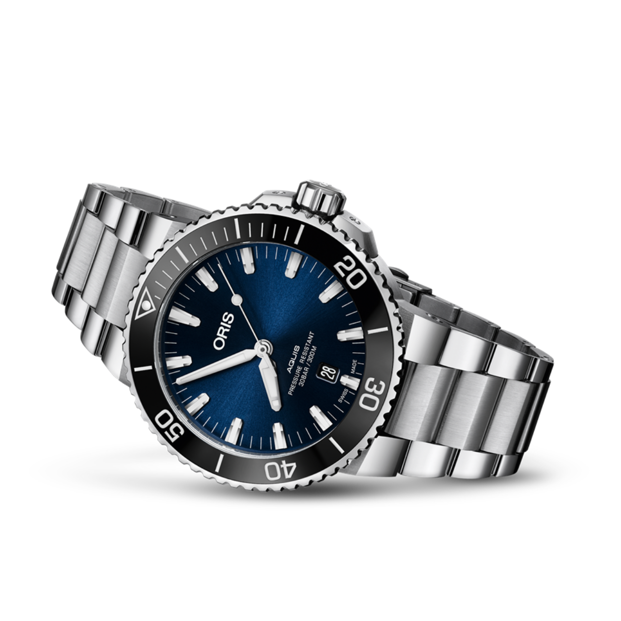Aquis heren dark blue dial