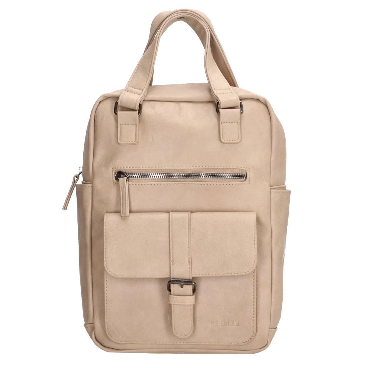Dit is een super geschikte rugzak voor naar werk, school of voor dagelijks gebruik! Het hoofdvak van de tas sluit door middel van een ritssluiting en naast het hoofdvak heeft de tas ook nog twee voorvakken en een zijvak. De schouderbanden van de tas zijn verstelbaar, waardoor de tas door iedereen comfortabel gedragen kan worden. Ook heeft de tas op de bovenzijde een dubbel handvat, handig om de tas aan op te pakken. Wil jij deze gave rugzak al hebben?

De eigenschappen van deze rugzak zijn: 

Hoofdvak met ritssluiting
Voorvak met ritssluiting
Voorvak met overslag
Zijvak met ritssluiting 
Verstelbare schouderbanden 
Dubbel handvat 