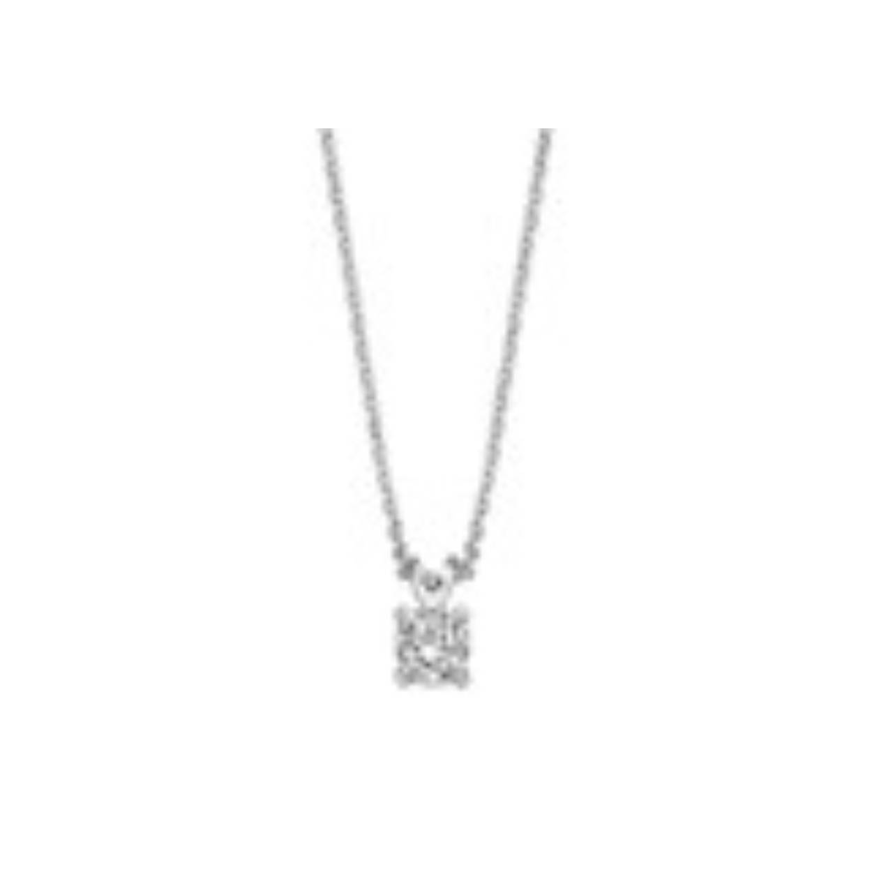 Moments zilveren collier met zirkonia