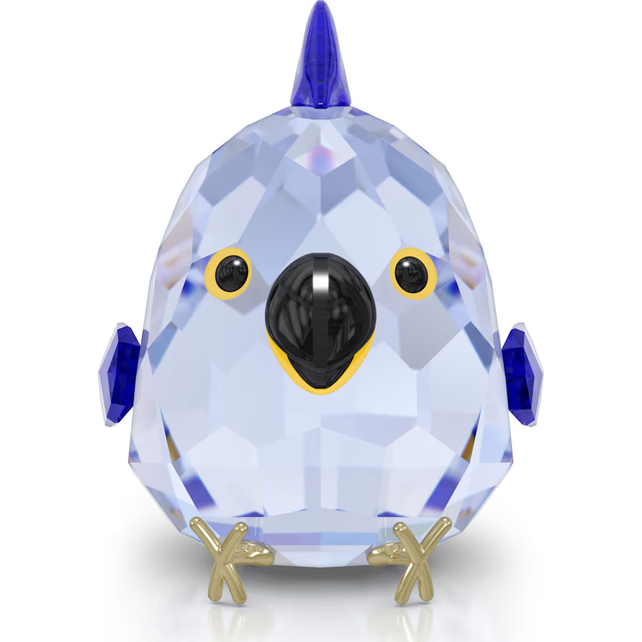 Deze ara is een ode aan de vreugde van de lente en ontworpen om een glimlach op uw gezicht te toveren. Het figuurtje geeft blijk van ons vakkundige slijpwerk in een combinatie van koele blauwtinten en heeft een serene look die uw interieur een levendig accent geeft. Kies een enkele speelse vogel of geef een paar cadeau aan een dierbare voor een speciale gelegenheid. Decoratieobject. Geen speelgoed. Niet geschikt voor kinderen jonger dan 15 jaar.