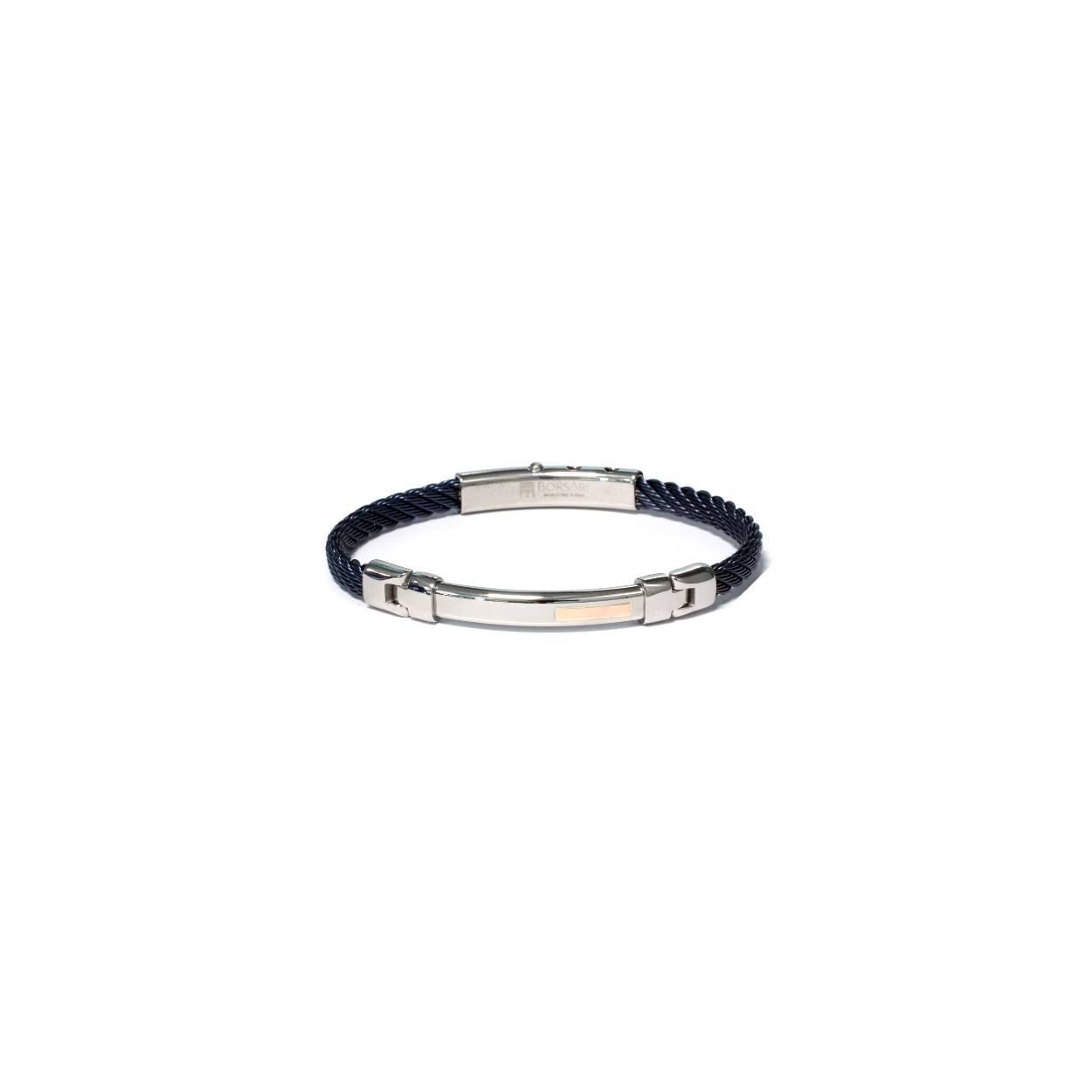 Borsari Gioielli armband edelstaal +18 krt /PVD gecoat