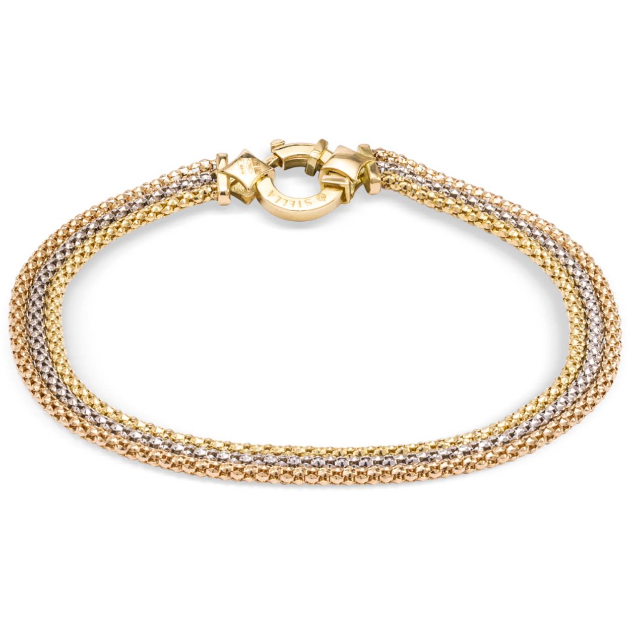 Verrijk uw sieradencollectie met deze prachtige JH Brummer 18K tricolor armband. Met een tijdloos ontwerp en vakmanschap van topkwaliteit is deze armband een echte blikvanger. Gemaakt van 18-karaats tricolor goud - een elegante combinatie van geel, wit en roségoud - straalt deze armband luxe en verfijning uit. Met zijn veelzijdigheid past hij perfect bij elke gelegenheid, van casual tot chic. Een subtiel statement van stijl en klasse, deze armband is een must-have voor liefhebbers van exclusieve sieraden.




