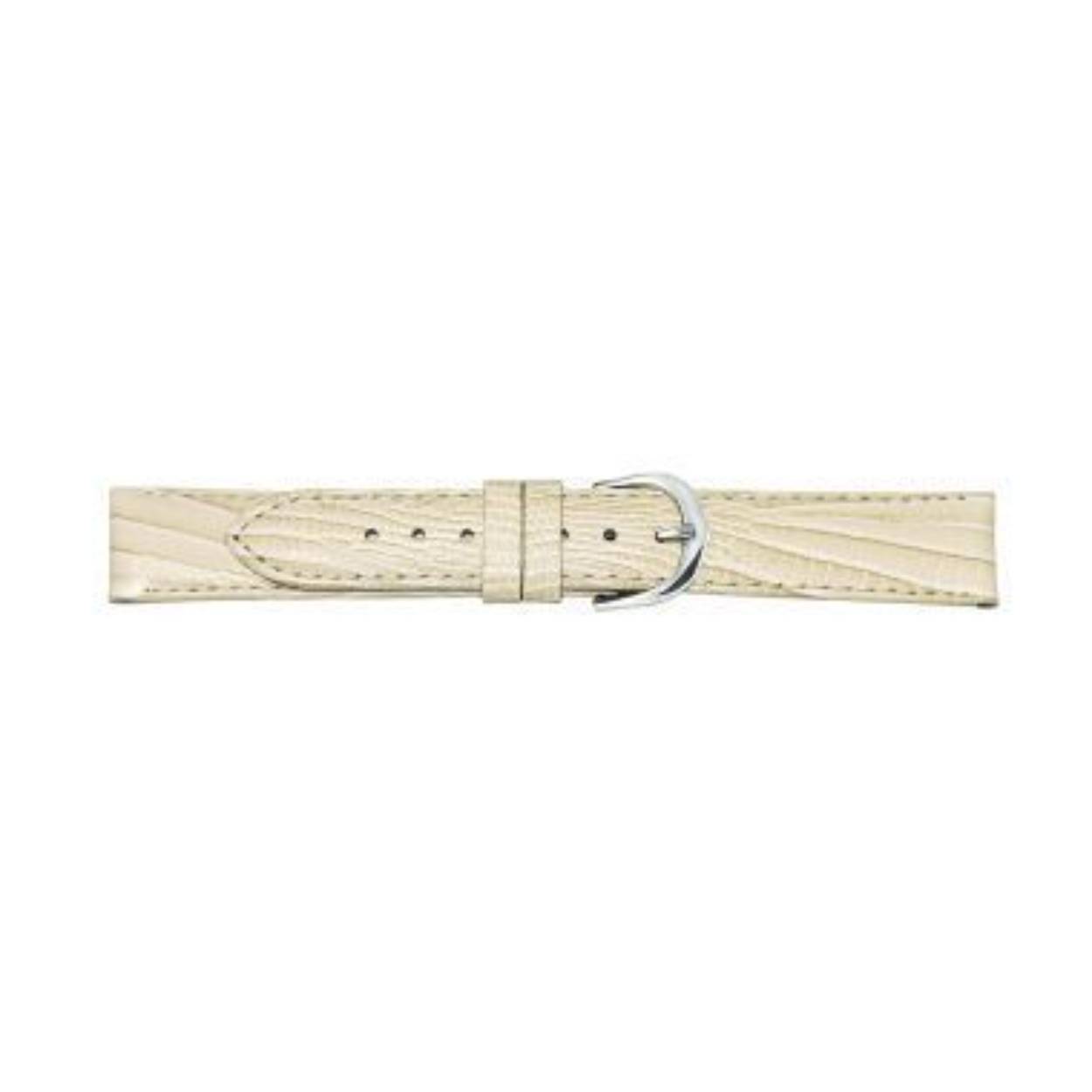 
Horlogeband leder 233 beige 16mm 