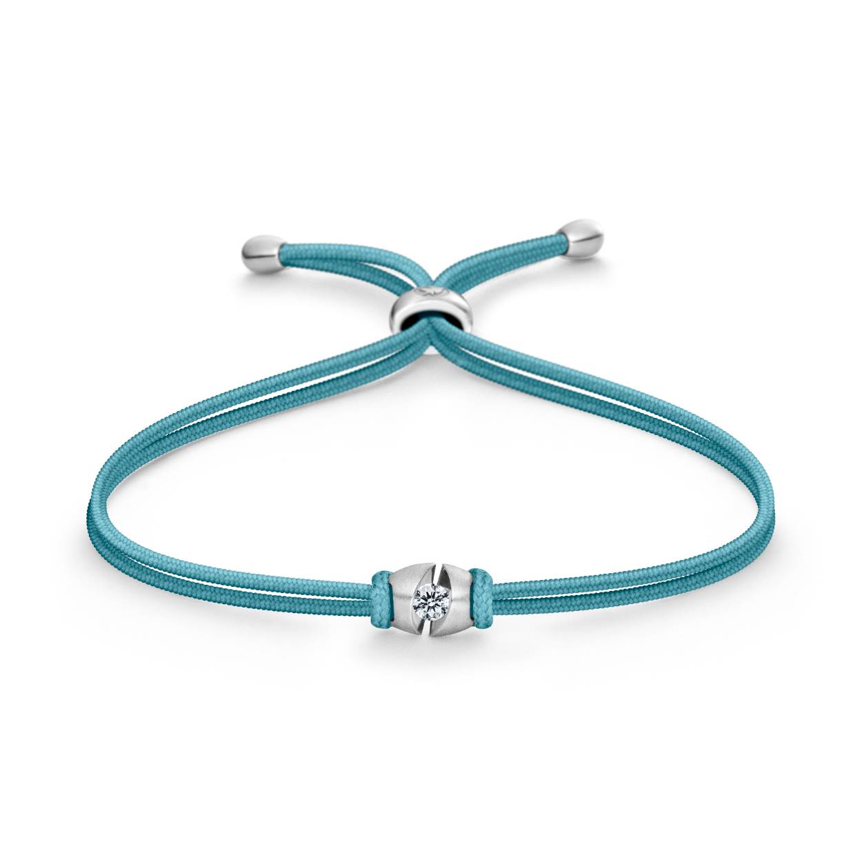 Capri Sea Witgouden Colortaire armband 