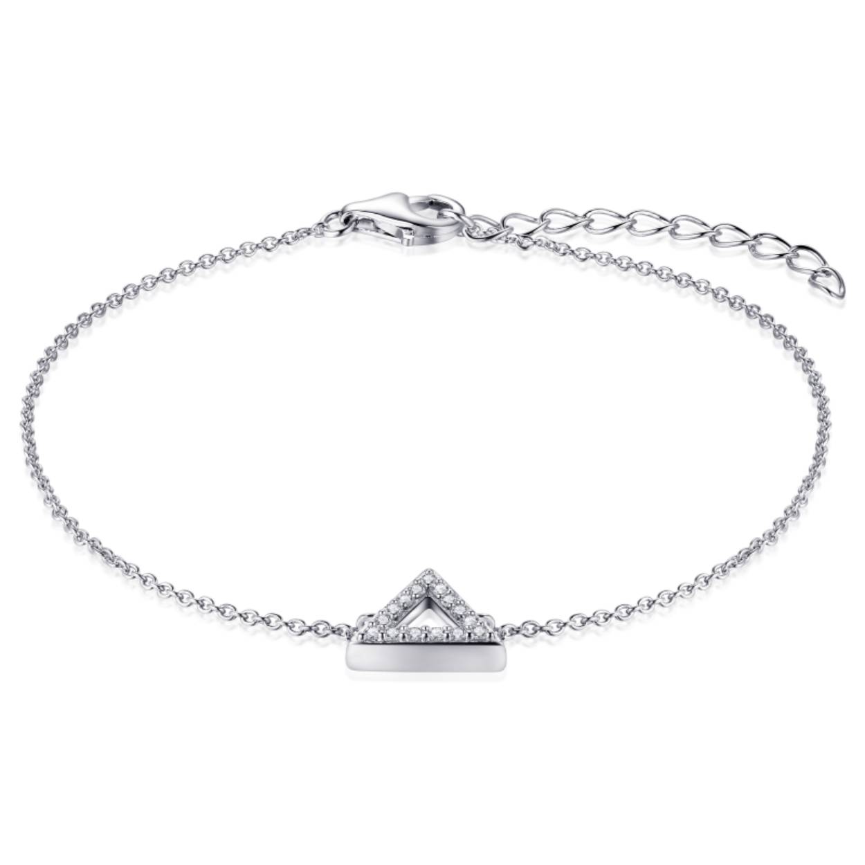 zilveren armband met zirkonia