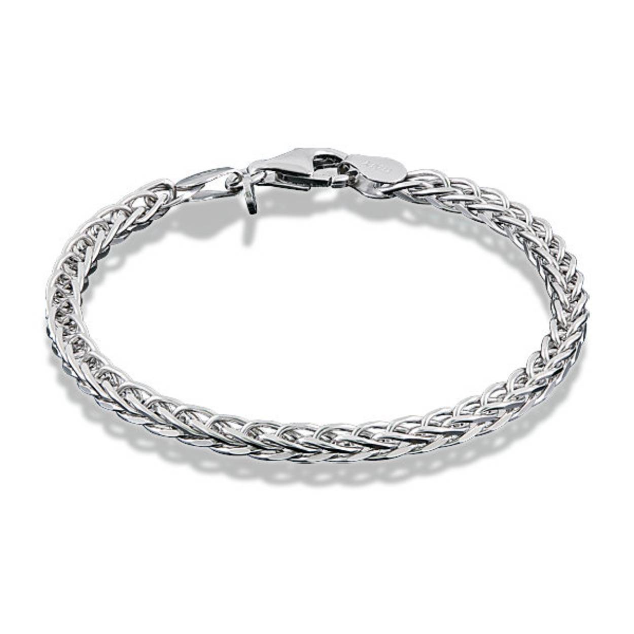 - Sterling zilver 925
- Alle schakels en sloten gesoldeerd
- Geheel voorzien van een rhodiumlaag