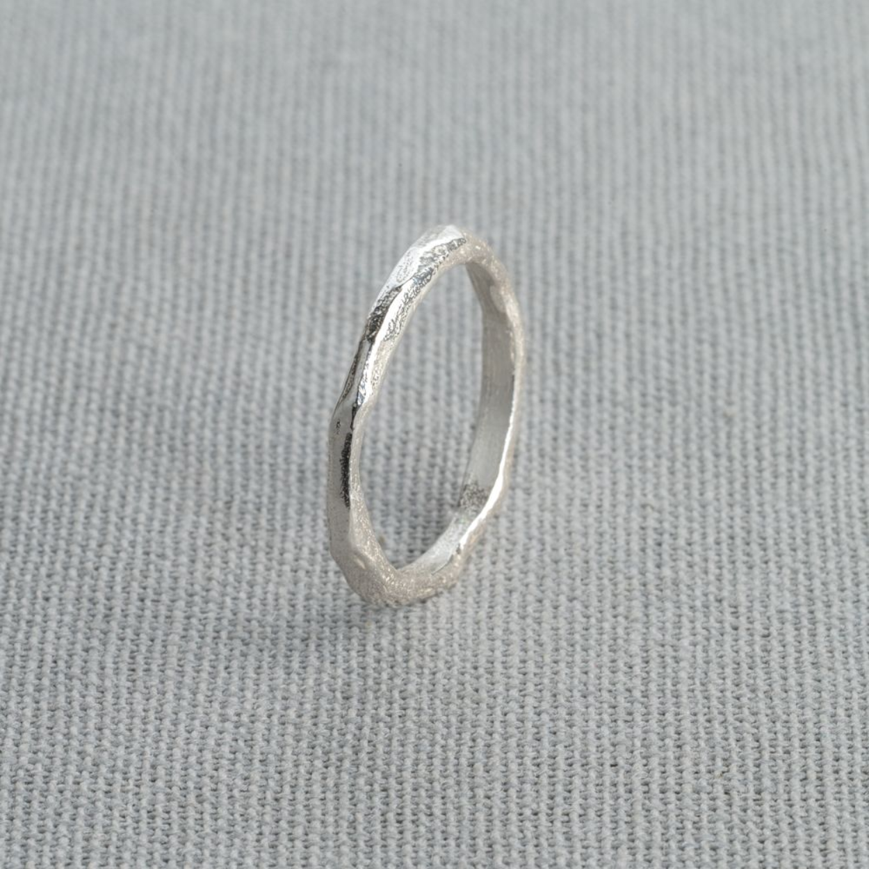 Jeh Jewels Ring organisch zilver rond 21267-54