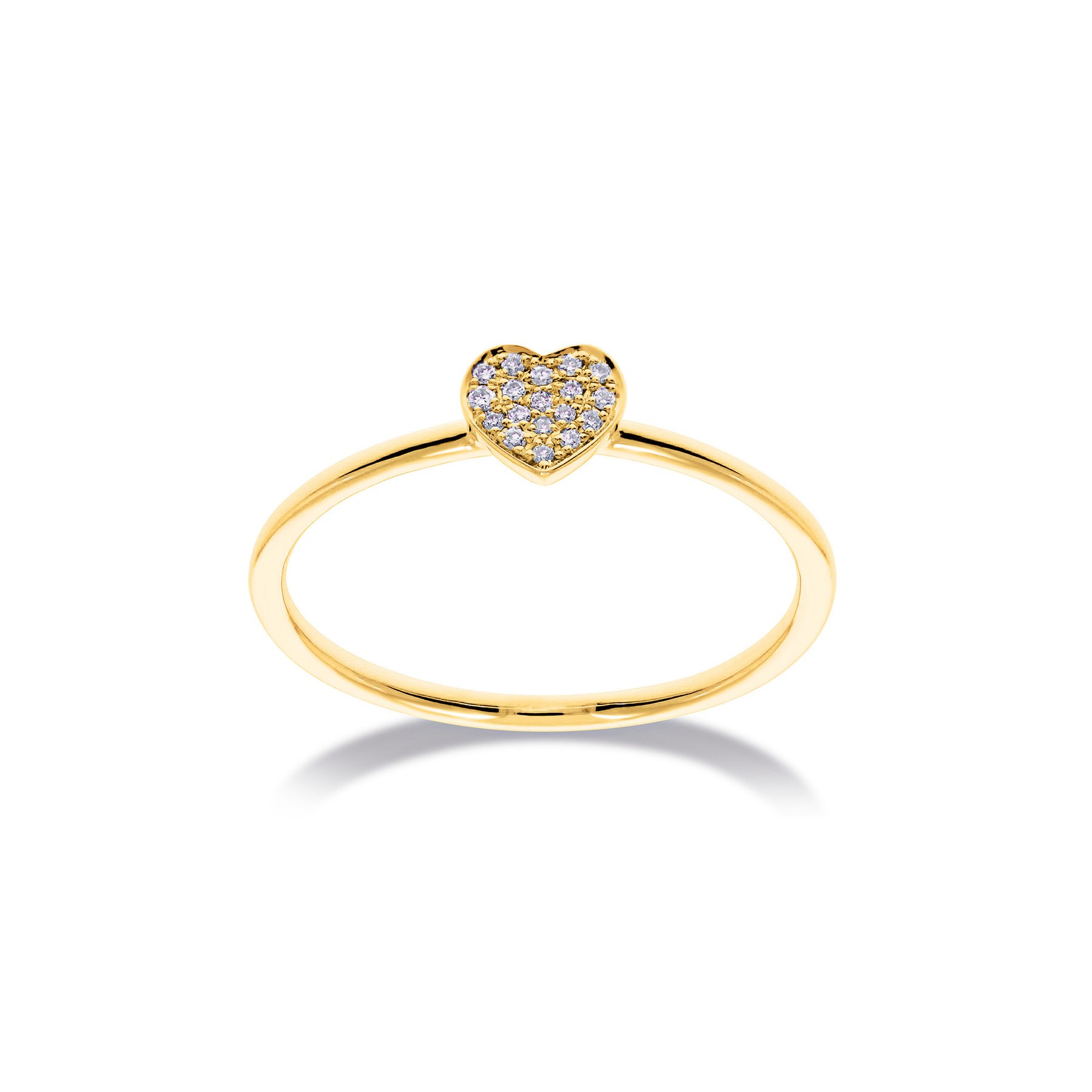 Deze Culet hartstapelbare ring in geelgoud met diamanten heeft 18 diamanten, met een totaal van 0,04 karaat in 18 karaat geelgoud. Prachtig te combineren met andere Culet ringen! De ring is tevens verkrijgbaar in witgoud en rosegoud. 

Ringmaat: 17.5. Heeft u een andere ringmaat? Neem dan even contact met ons op.