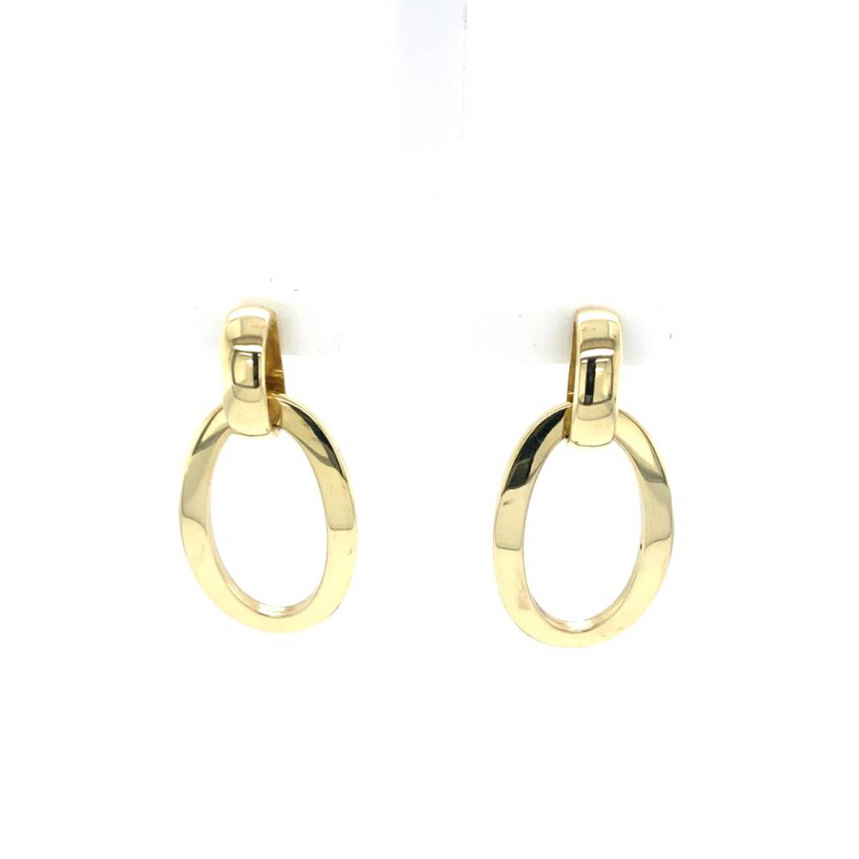14k geelgouden fantasie oorhangers