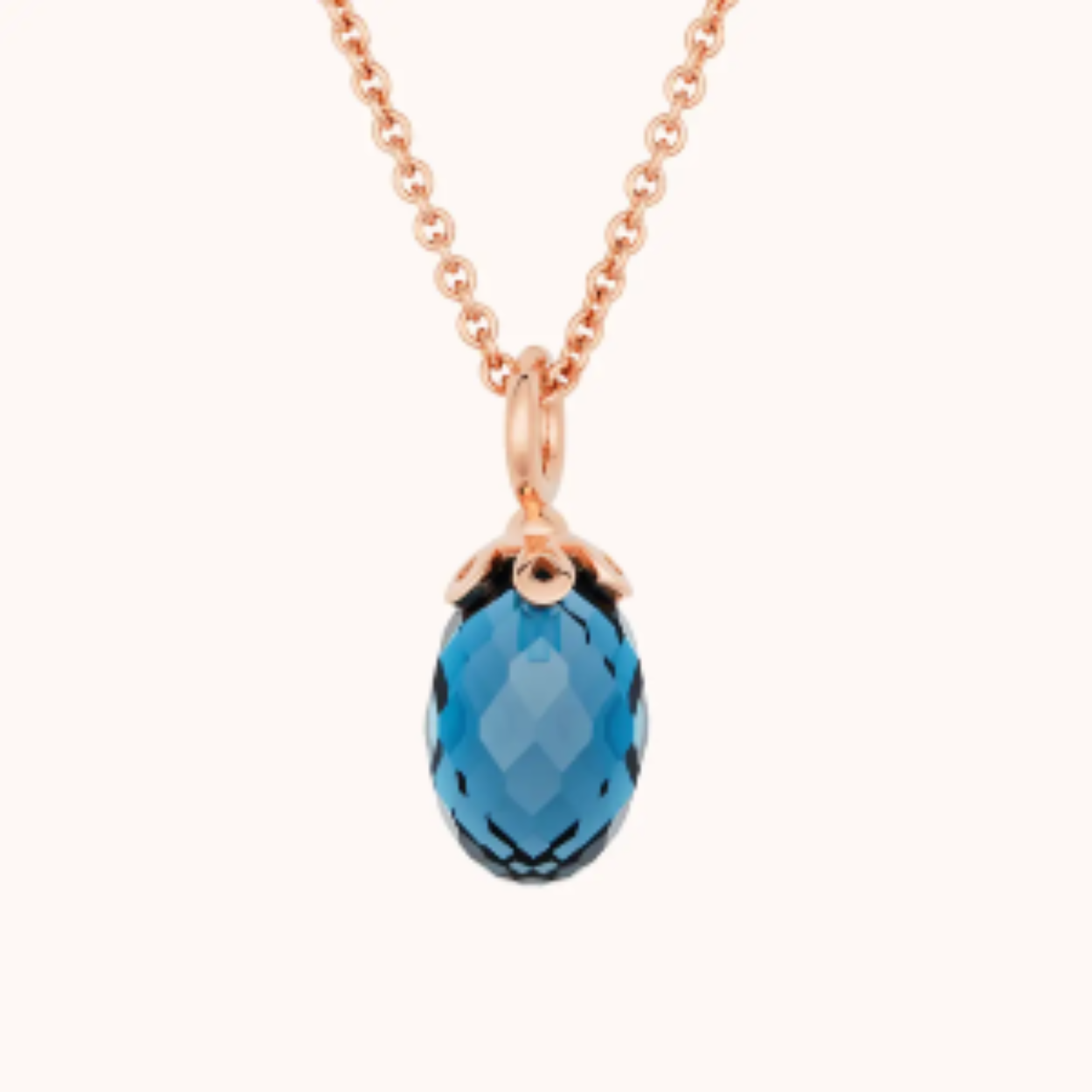 BRON Hanger met London Bleu Topaas 