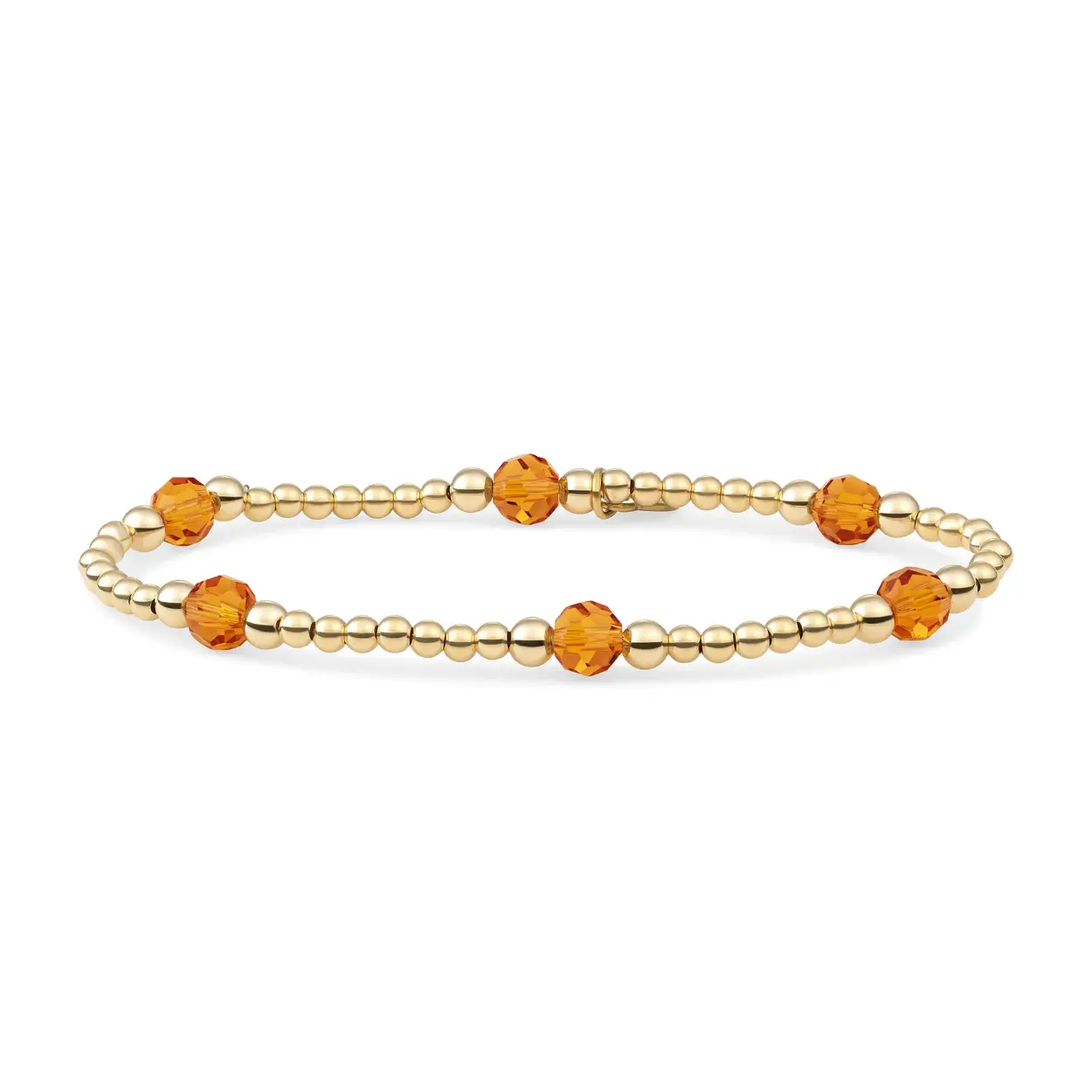 Citrine Quartz Reverse Bold Mix Armband