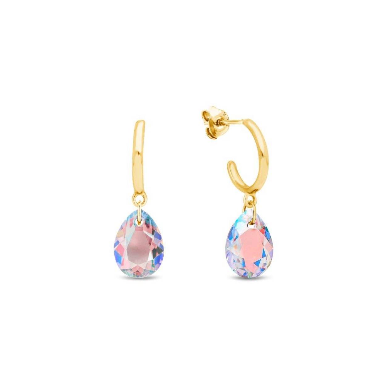 Spark PETITE GOUTTE Earrings gilded Light Rose Shimmet