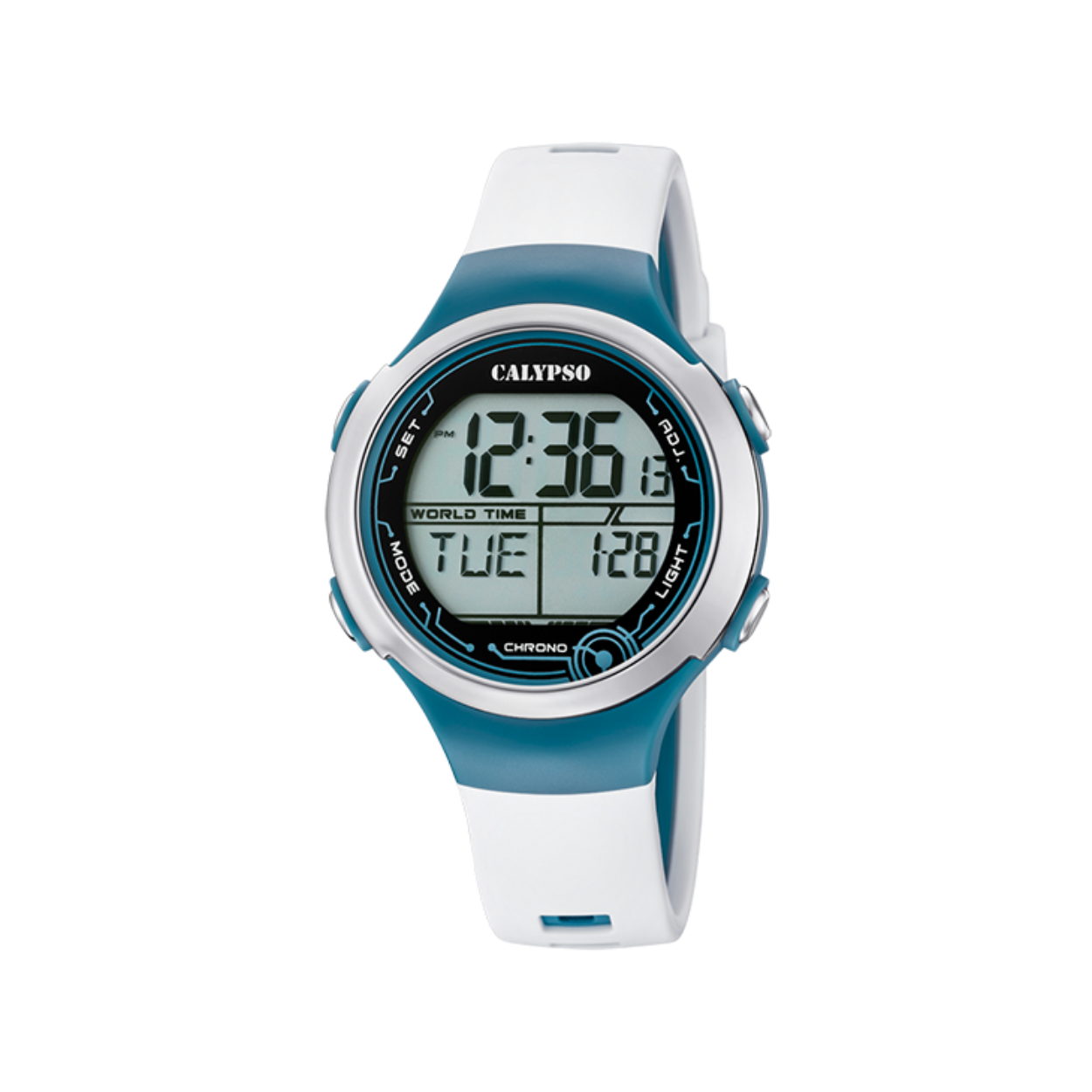 Een stoer horloge voor hem en haar!
Digitaal horloge met een kunststof kast en een rubber band.Tot wel 10 ATM waterdicht!