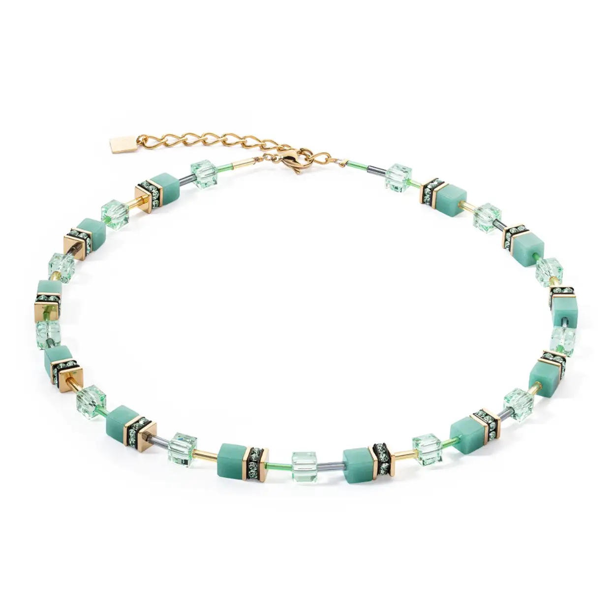  Coeur de Lion collier met swarovski kristallen. 