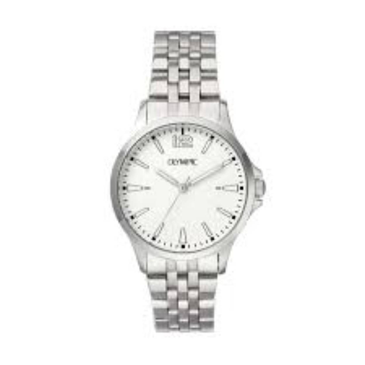Olympic OL72DSS110 Dani Horloge Staal 32mm 
Dit unieke Olympic horloge met artikelnummer: OL72DSS110 is een dameshorloge met een classic sportieve uitstraling. Het horloge heeft een ronde stalen kast met een witte wijzerplaat met de 12, streepjes en lumibrite accenten. Aan de kast zit een stalen schakelband met vouwsluiting. Het horloge heeft een mineraalglas, een doorsnee van 32mm en is 5ATM.

Het merk:
Een mooi horloge hoeft niet duur te zijn! Het Nederlandse horlogemerk Olympic levert stoere chronografen, slimline series, digitale uurwerken en elegante dameshorloges. De prijs-kwaliteitverhouding staat bij Olympic hoog in het vaandel met prijzen die uiteenlopen van € 34,95 tot en met € 159,00.

100% Nederlands ontwerp, waterdicht en standaard 3 jaar fabrieksgarantie.

Specificaties:
- Ronde kast Ø 32mm
- Stalen horlogekast
- Witte wijzerplaat
- Stalen schakelband
- 5ATM 
- Standaard 3 jaar fabrieksgarantie
- Mineraalglas