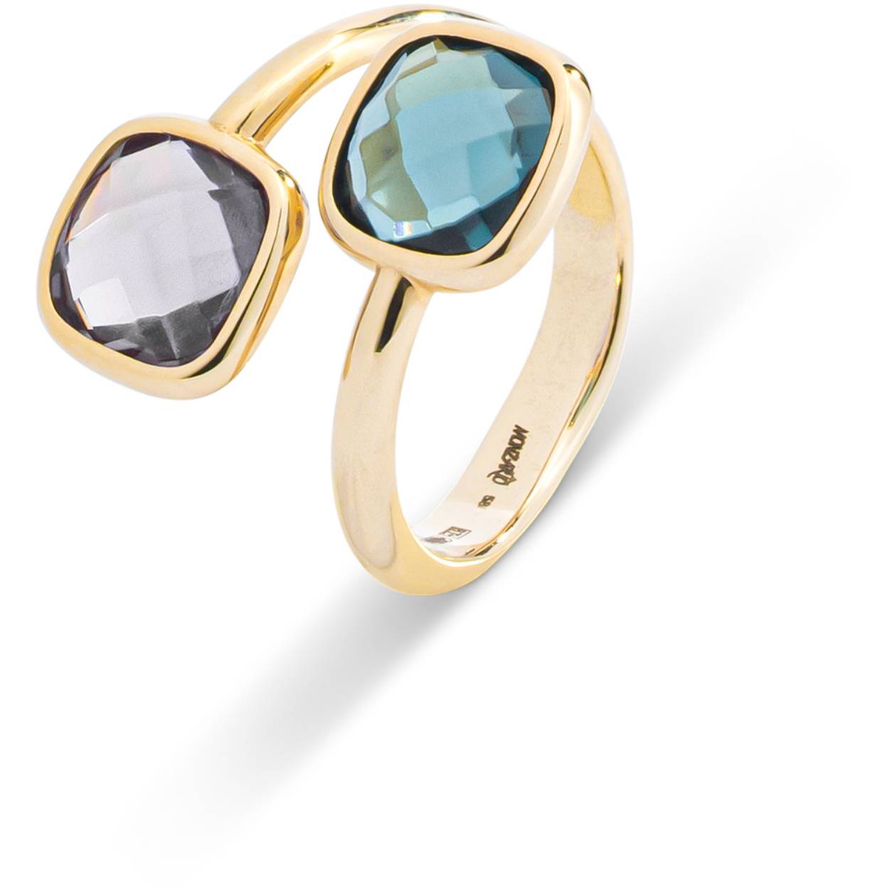 Ontdek de tijdloze elegantie van de JH Brummer Geelgouden Ring, met een prachtige combinatie van amethist en lichtblauwe topaas. Deze ring straalt luxe uit met zijn hoogwaardige geelgouden setting en levendige edelstenen. Het klassieke ontwerp wordt versterkt door de moderne twist van de kleurstenen, waardoor het een veelzijdig stuk is dat zowel overdag als 's avonds gedragen kan worden. Met zijn verfijnde uitstraling en tijdloze schoonheid is deze ring een perfecte aanvulling op elke sieradencollectie.