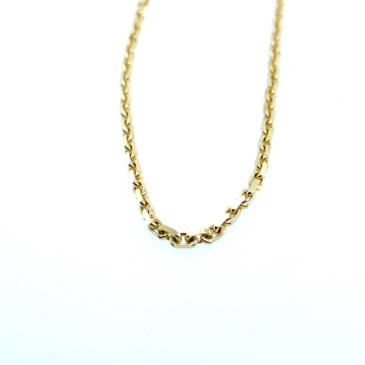 gouden anker collier 1.8m 50cm