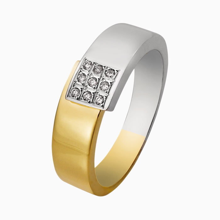 R4280 ring met 0,09 crt diamant