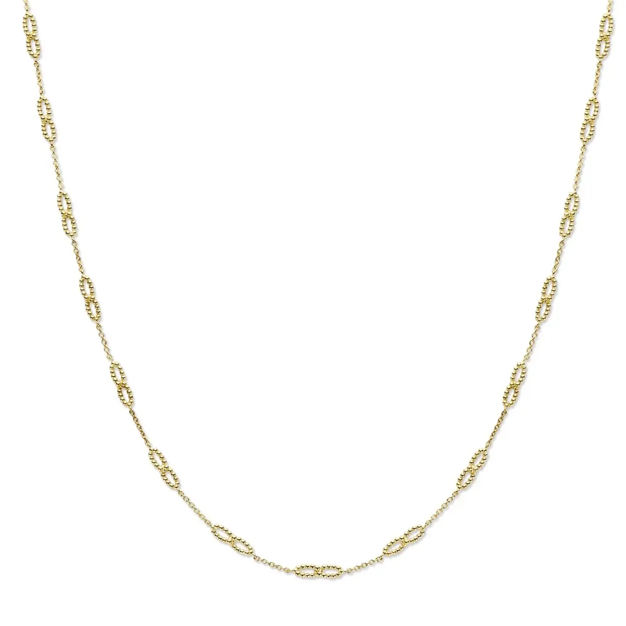 14kt gouden massief collier 
