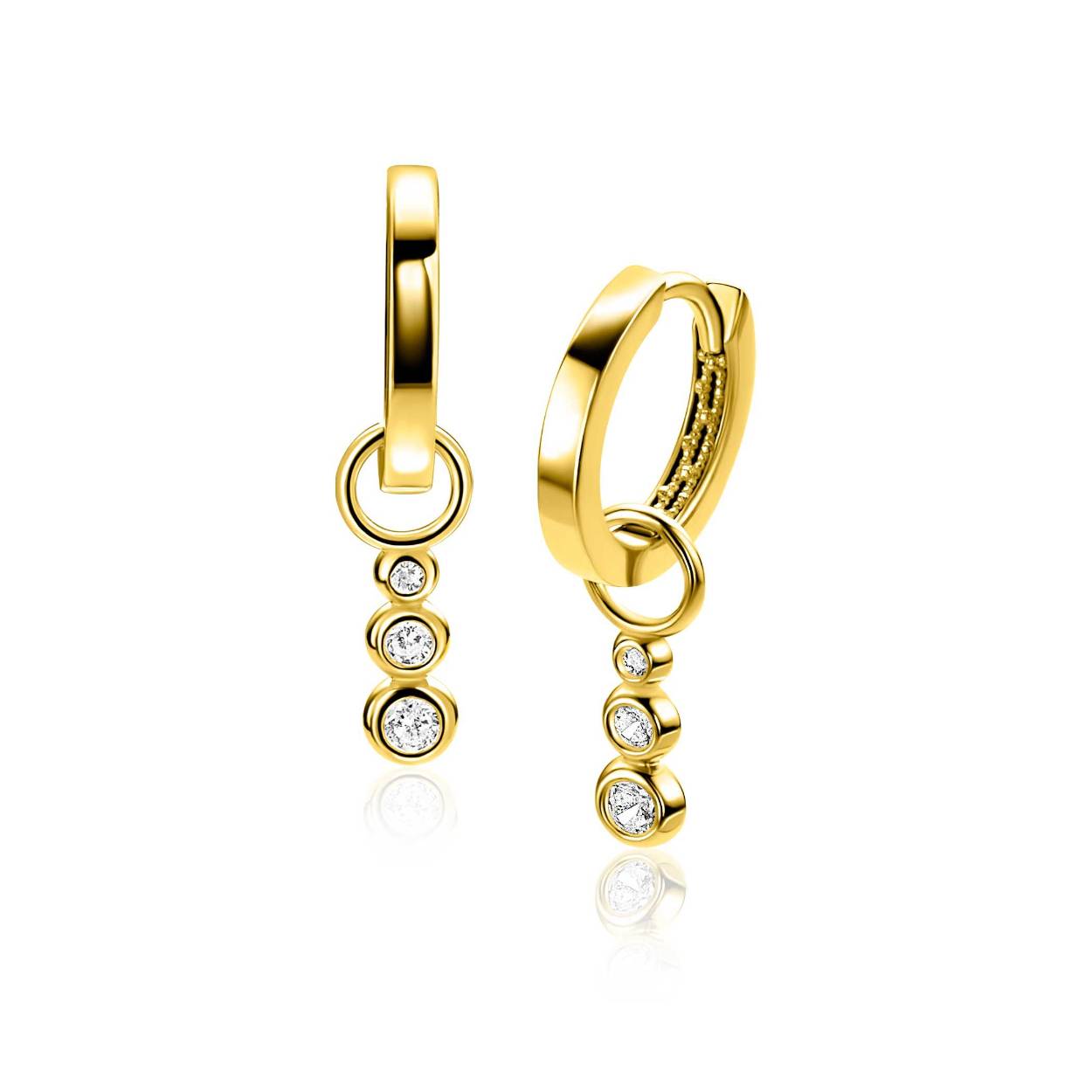 De Zinzi GD oorbedel met modelnummer ZGCH556 is een prachtige goudkleurige hanger, vervaardigd van 14-karaats materiaal. Perfect als stijvolle aanvulling voor elke gelegenheid. Draag hem aan een elegante ketting of armband voor een verfijnde uitstraling. Deze veelzijdige hanger voegt een vleugje luxe toe aan je dagelijkse look.