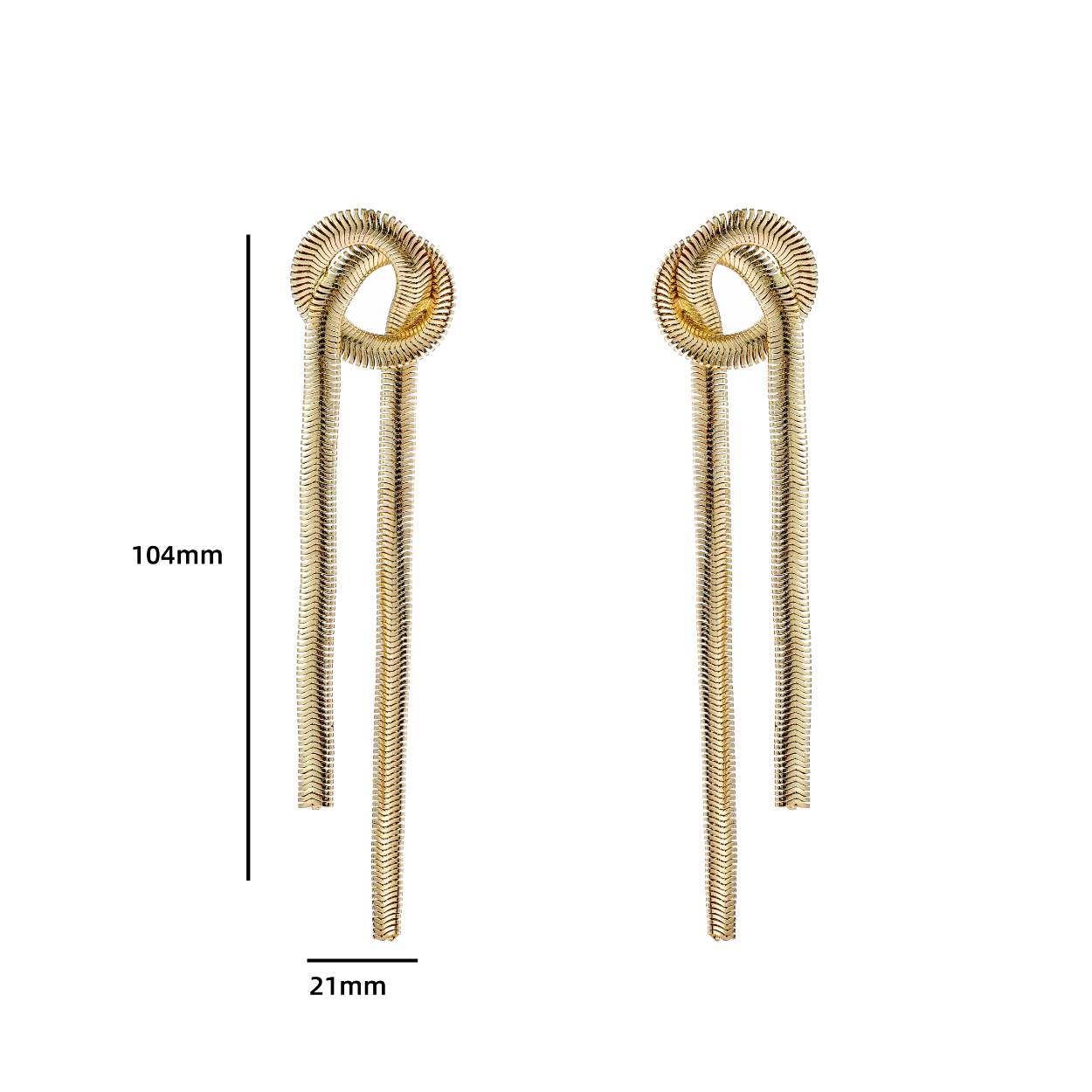 Knotted Dangle - 14K
E4073-2