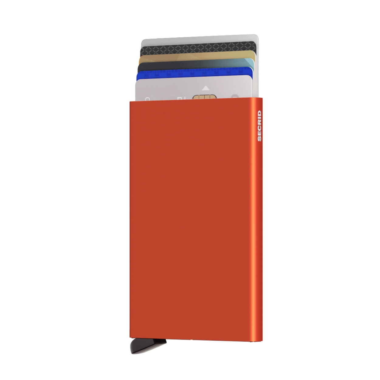 De Cardprotector is het hart van de collectie en onze meest minimalistische wallet. Het gepatenteerde mechanisme geeft met één simpele beweging toegang tot je kaarten: klaar voor gebruik. De aluminium behuizing beschermt de kaarten tegen buigen, breken en ongewenste draadloze communicatie.
Draagt
4 verdikte of 6 platte kaarten
Afmetingen en gewicht
63 x 102 x 8 mm
48 g
