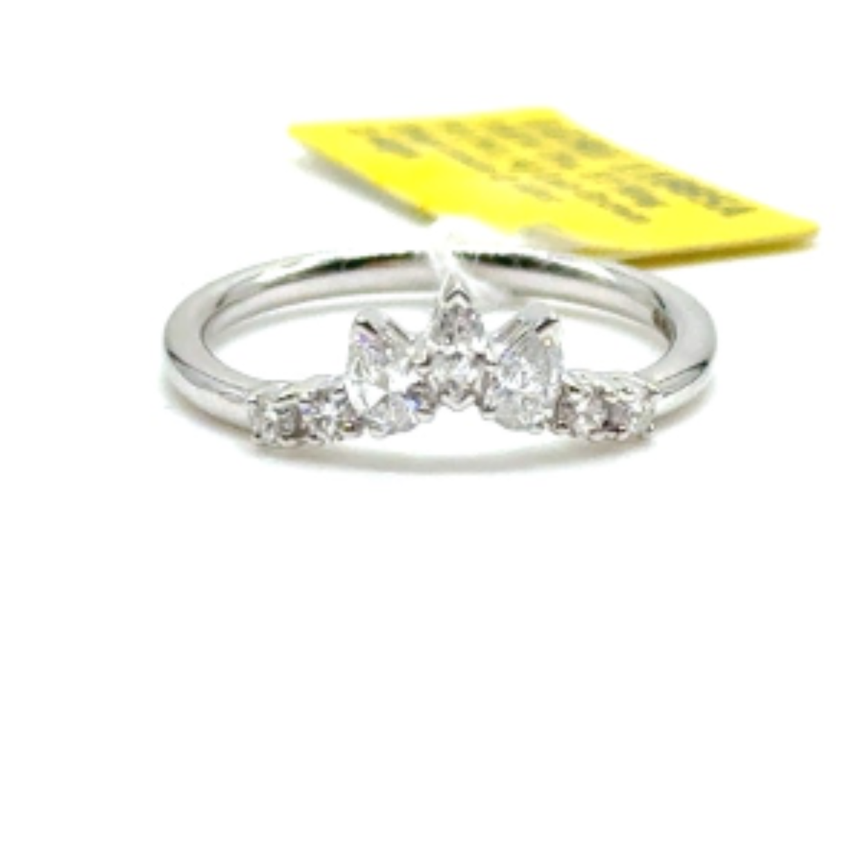 18k witgouden lab grown diamanten ring met 0,40 caraat. 