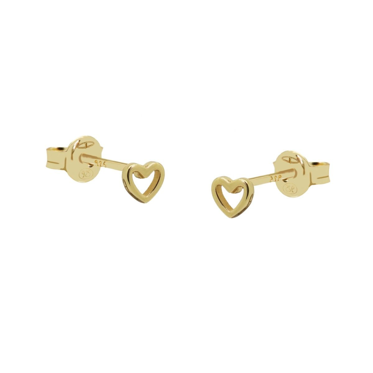 Karma Symbols Open Heart Goldplated 