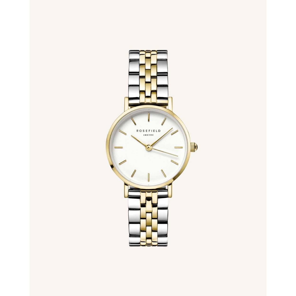 The Small Edit collectie is een klassiek horloge in een modern jasje. Met een kast van 26mm is dit Rosefield's meest verfijnde ontwerp. Shop dit horloge met een roestvrij stalen of leren horlogeband. Wat past bij jou?