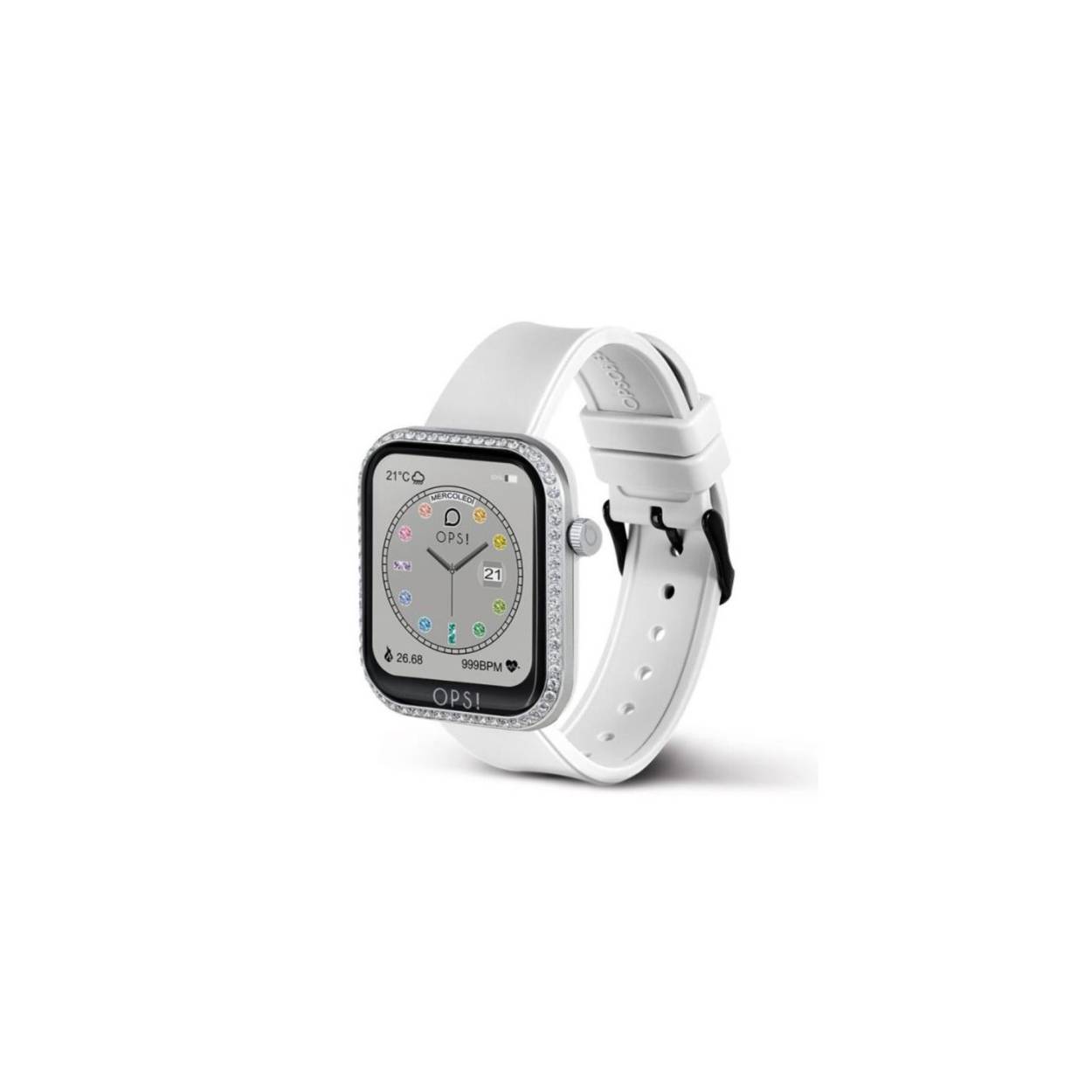 Horloge van het merk Ops Object, CALL Smartwatch-model.waterproof:IP67, ios9.0 en Andriod 5.0 superior.Batterij 230mAh.