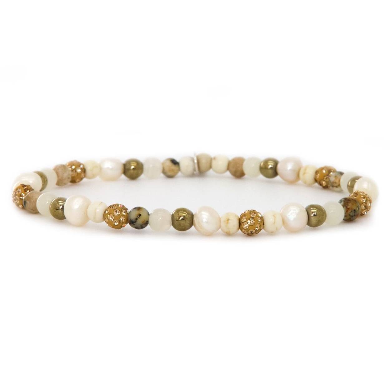 Karma Armband Spiral Stella XXS Gold Crystal